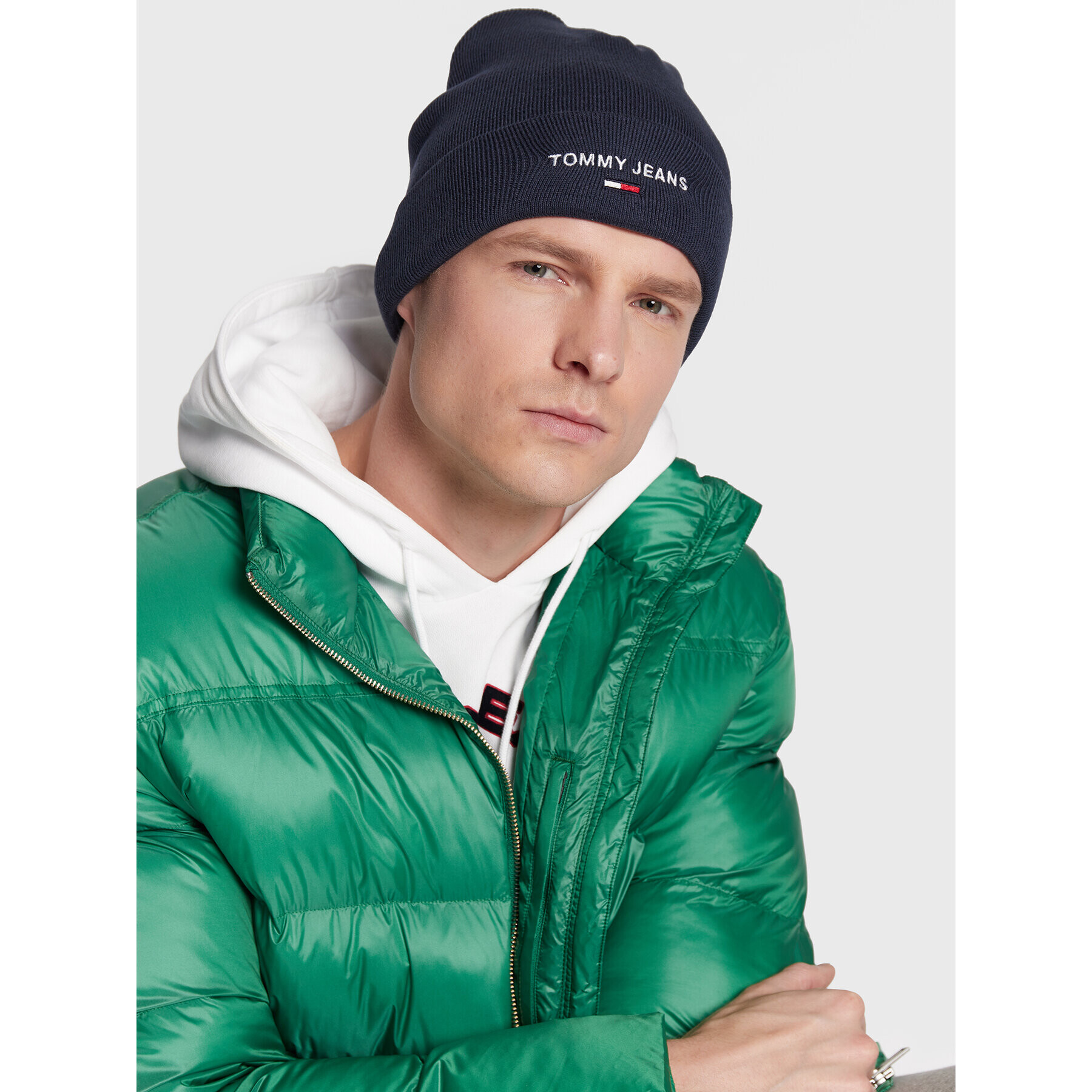 Tommy Jeans Шапка AM0AM10395 Тъмносин - Pepit.bg