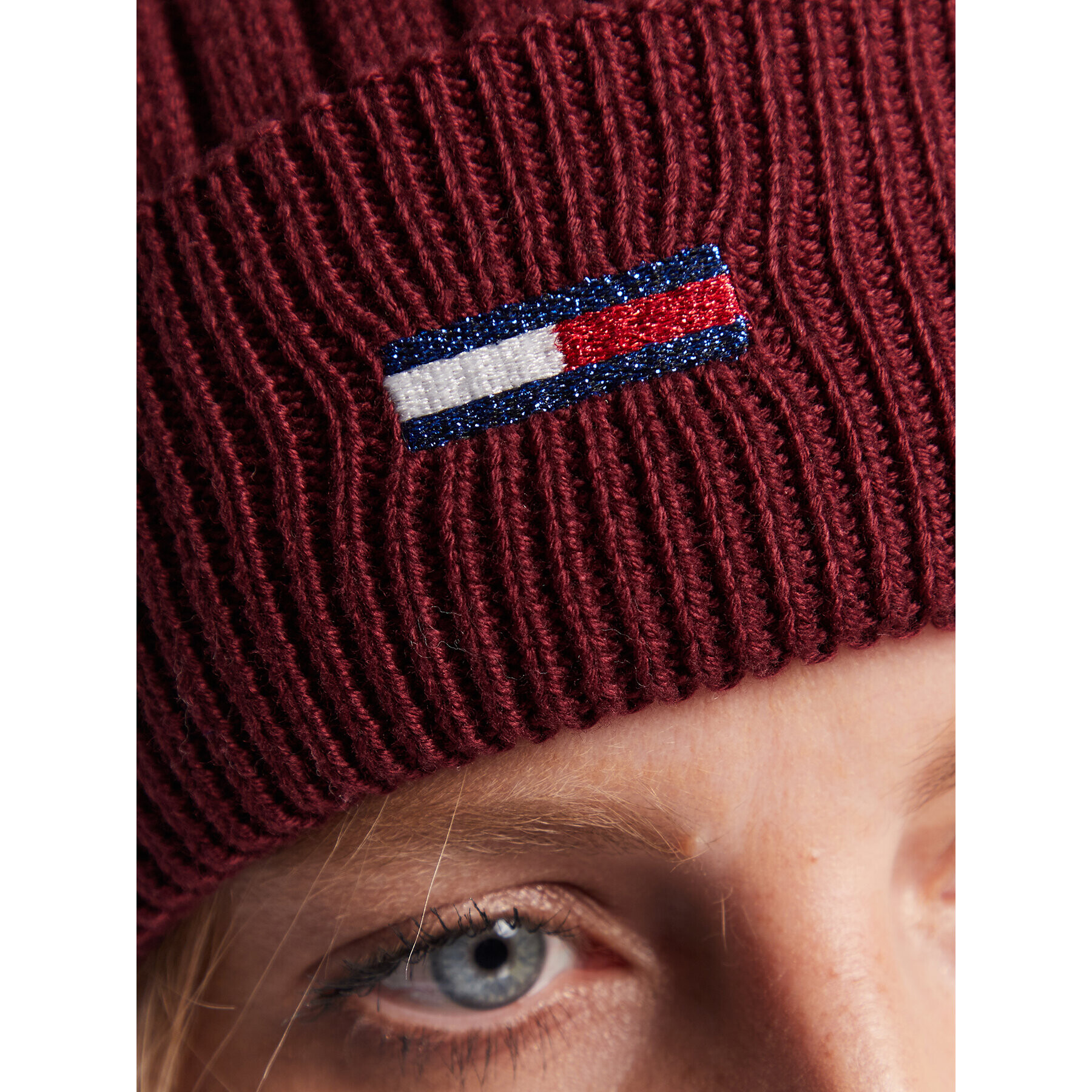 Tommy Jeans Шапка AW0AW12628 Бордо - Pepit.bg