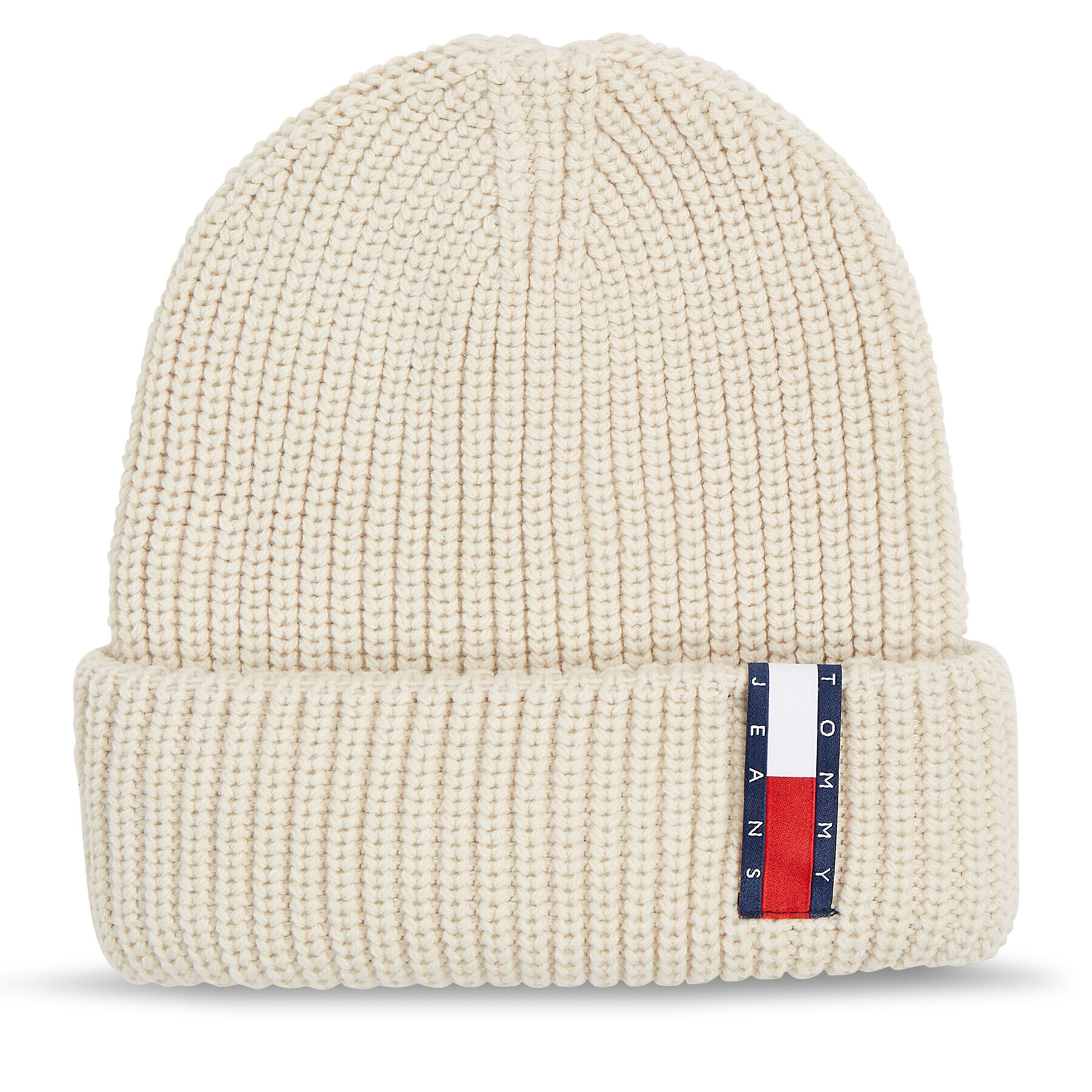 Tommy Jeans Шапка Im Tju Unisex Beanie AU0AU01808 Бежов - Pepit.bg