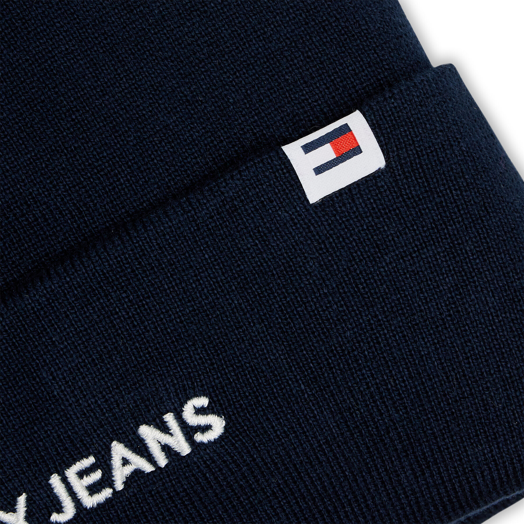 Tommy Jeans Шапка Linear Logo AW0AW15843 Тъмносин - Pepit.bg