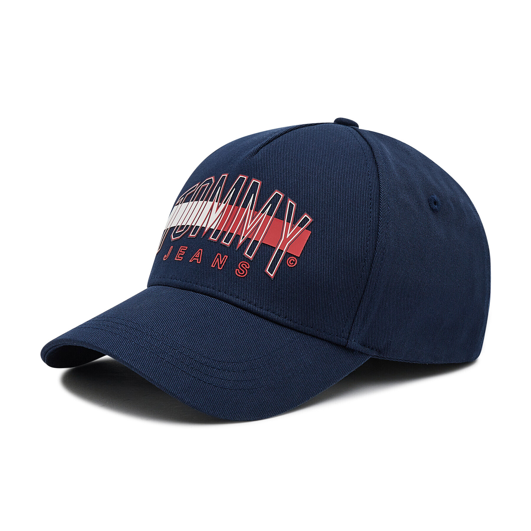 Tommy Jeans Шапка с козирка Graphic Cap AM0AM07523 Тъмносин - Pepit.bg