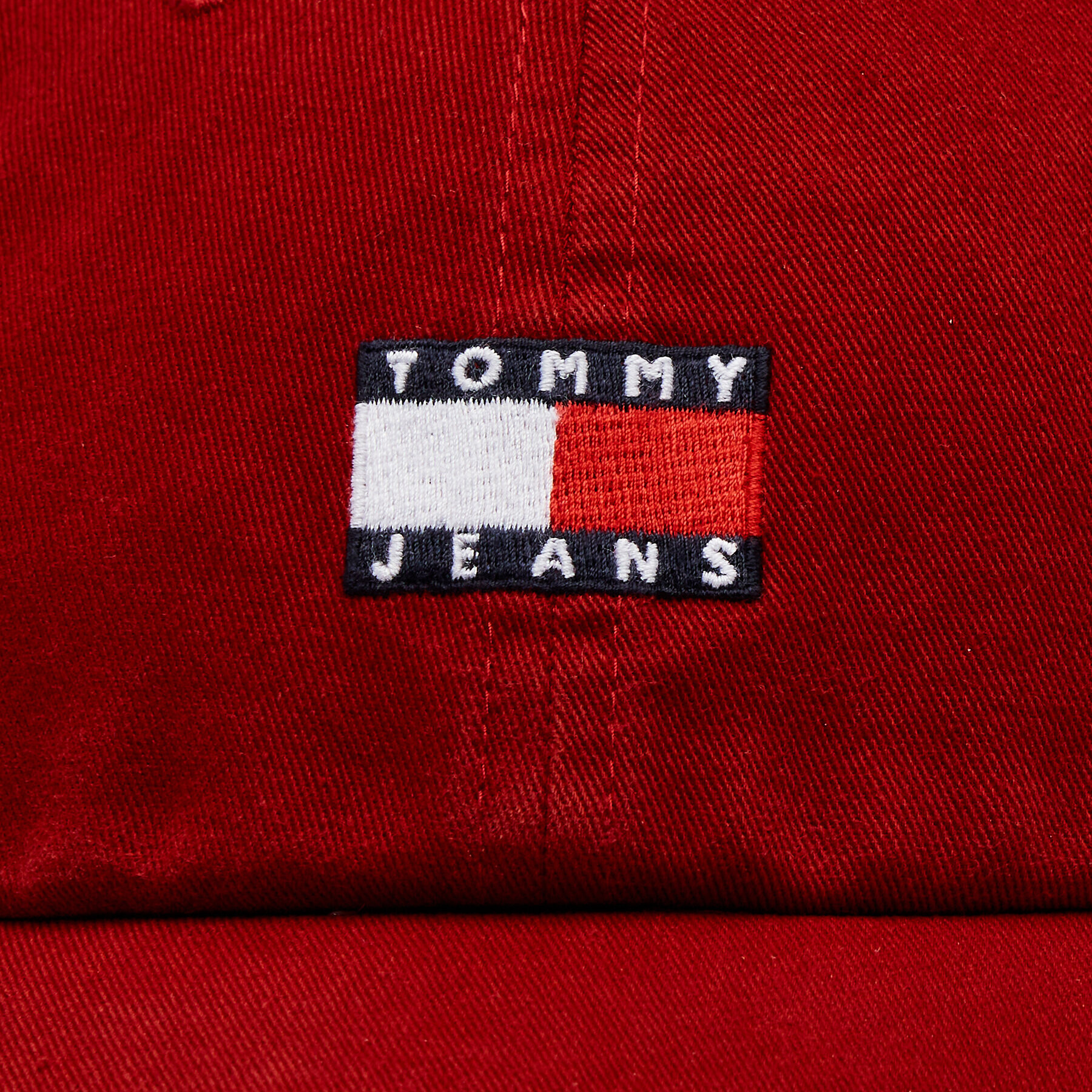 Tommy Jeans Шапка с козирка Heritage AM0AM12020 Червен - Pepit.bg