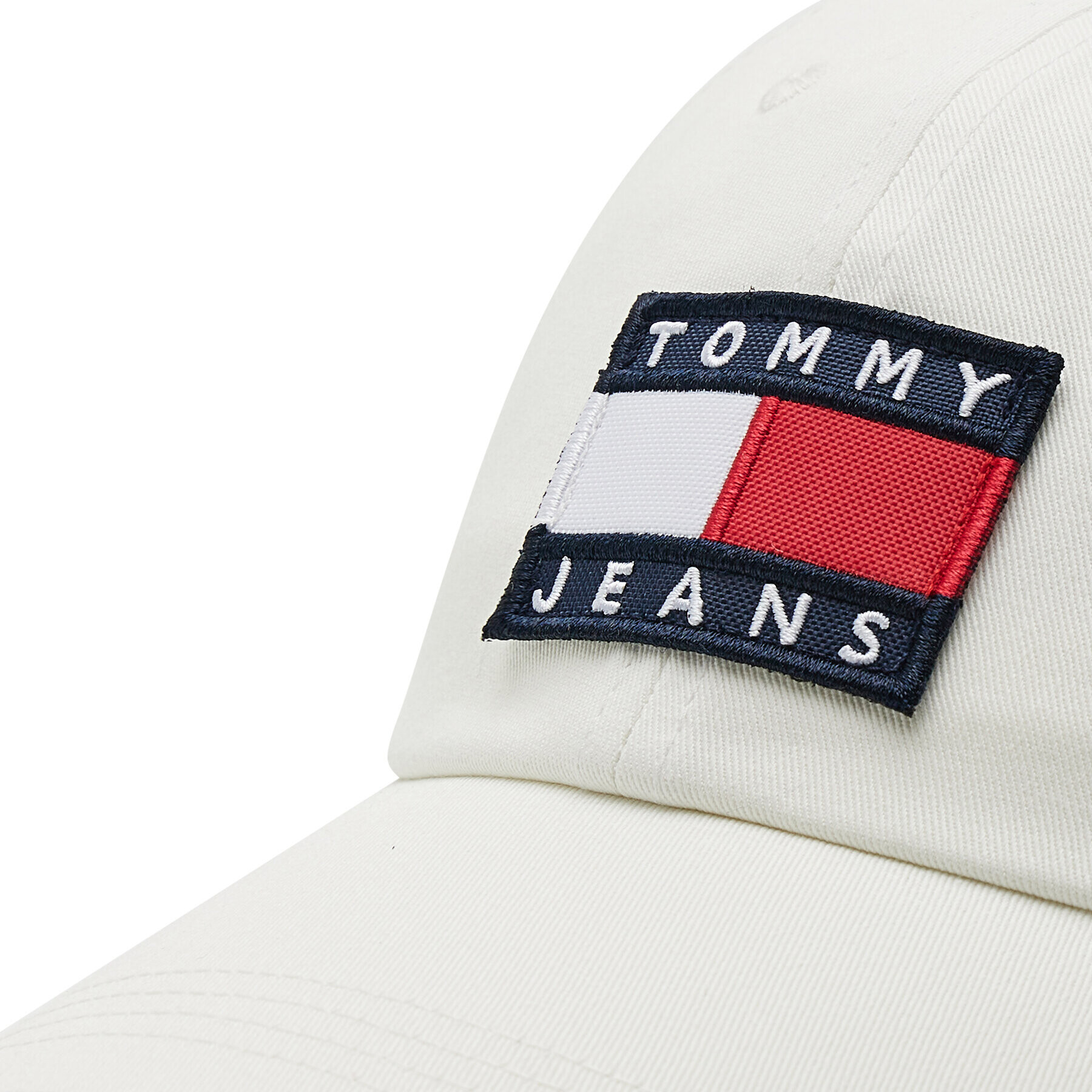 Tommy Jeans Шапка с козирка Heritage AW0AW11667 Бял - Pepit.bg