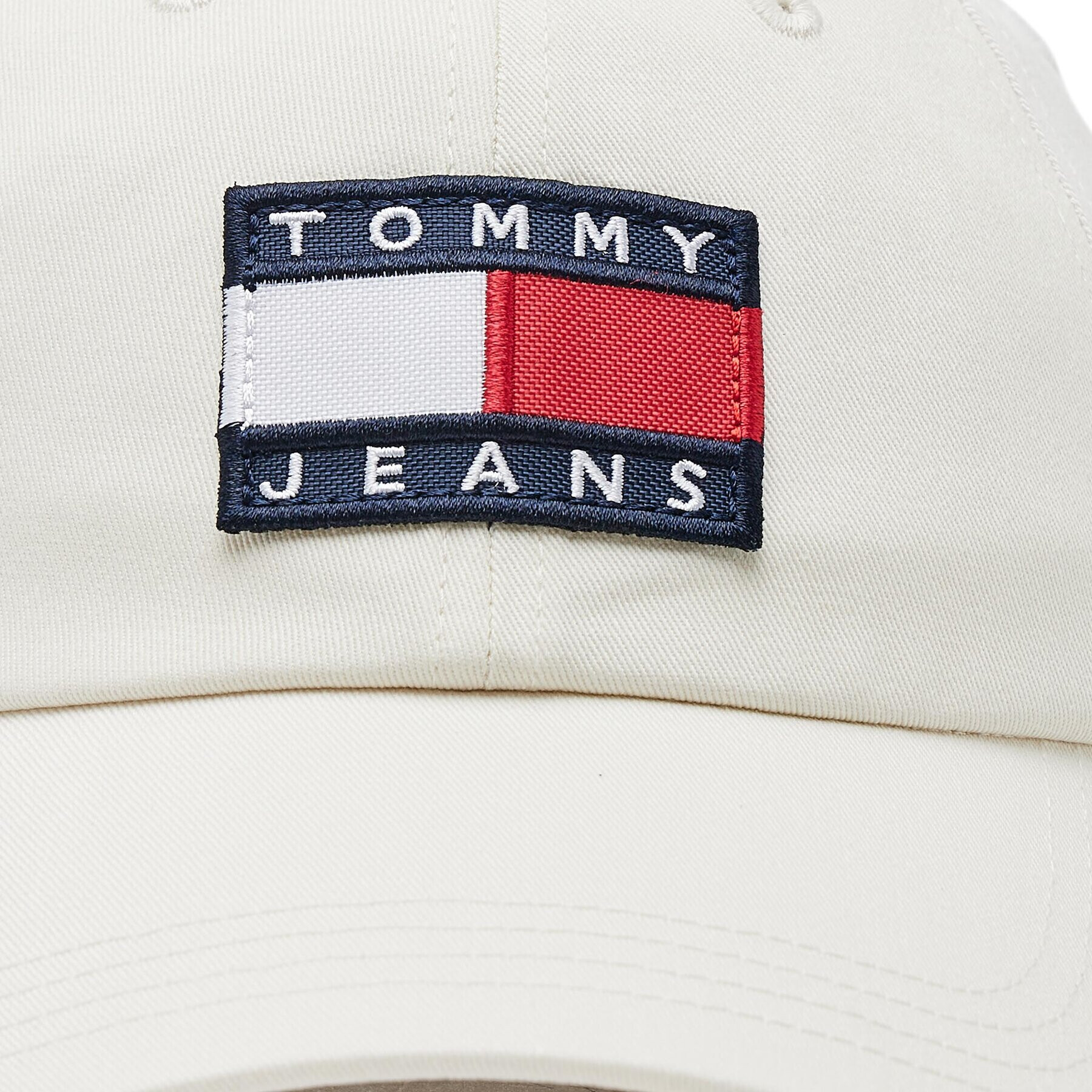 Tommy Jeans Шапка с козирка Heritage AW0AW14601 Бял - Pepit.bg