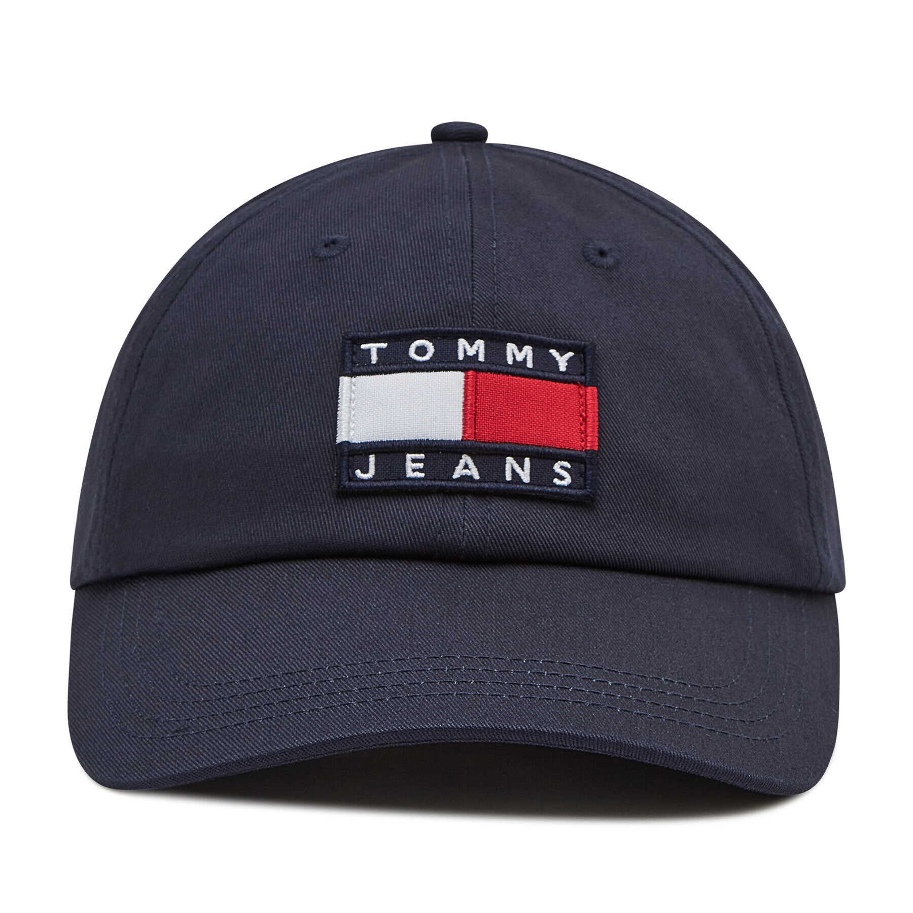 Tommy Jeans Шапка с козирка Heritage Cap AM0AM07168 Тъмносин - Pepit.bg