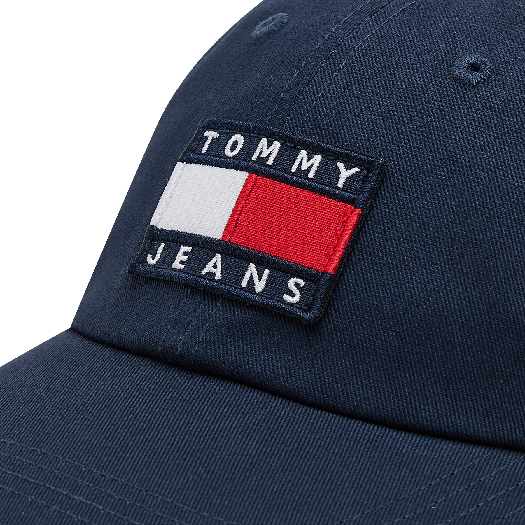 Tommy Jeans Шапка с козирка Heritage Cap AW0AW10185 Тъмносин - Pepit.bg