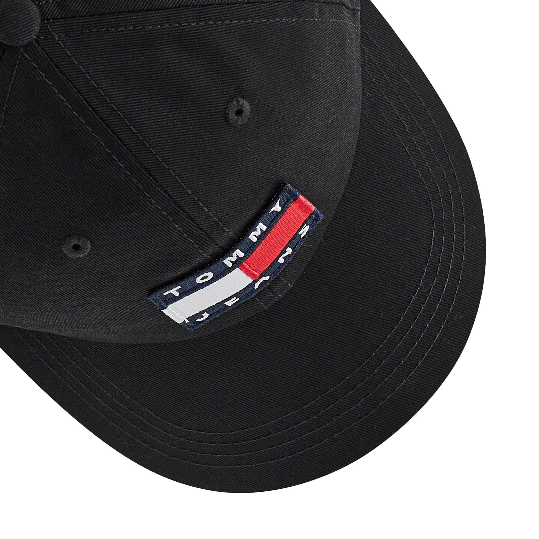 Tommy Jeans Шапка с козирка Heritage Cap Print AM0AM07532 Черен - Pepit.bg