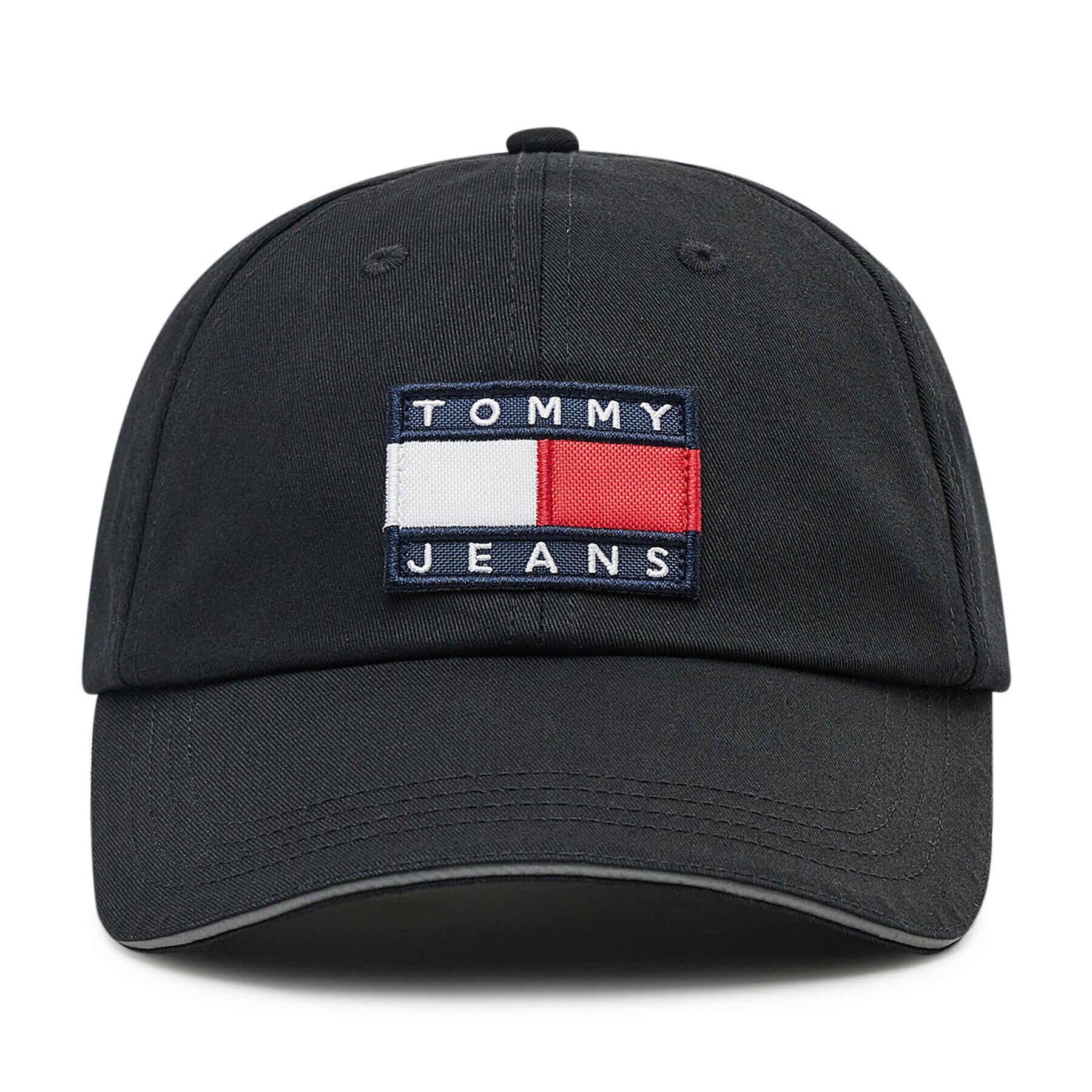 Tommy Jeans Шапка с козирка Heritage Cap Seasonal AM0AM08252 Черен - Pepit.bg