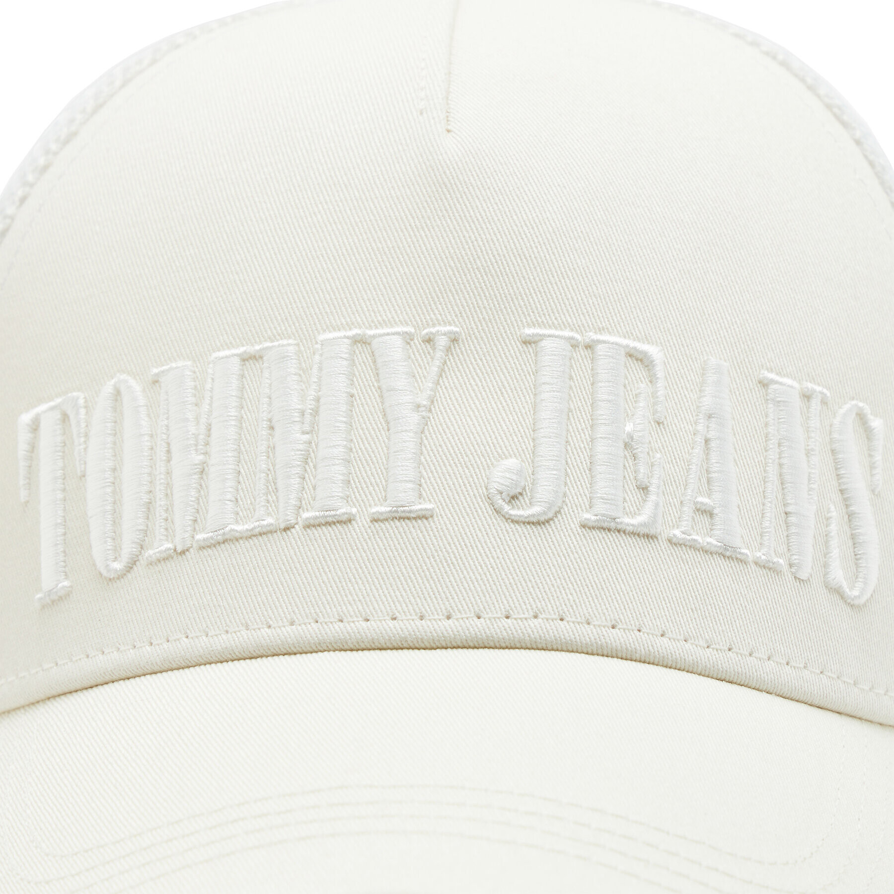 Tommy Jeans Шапка с козирка Heritage Stadium AM0AM11013 Екрю - Pepit.bg