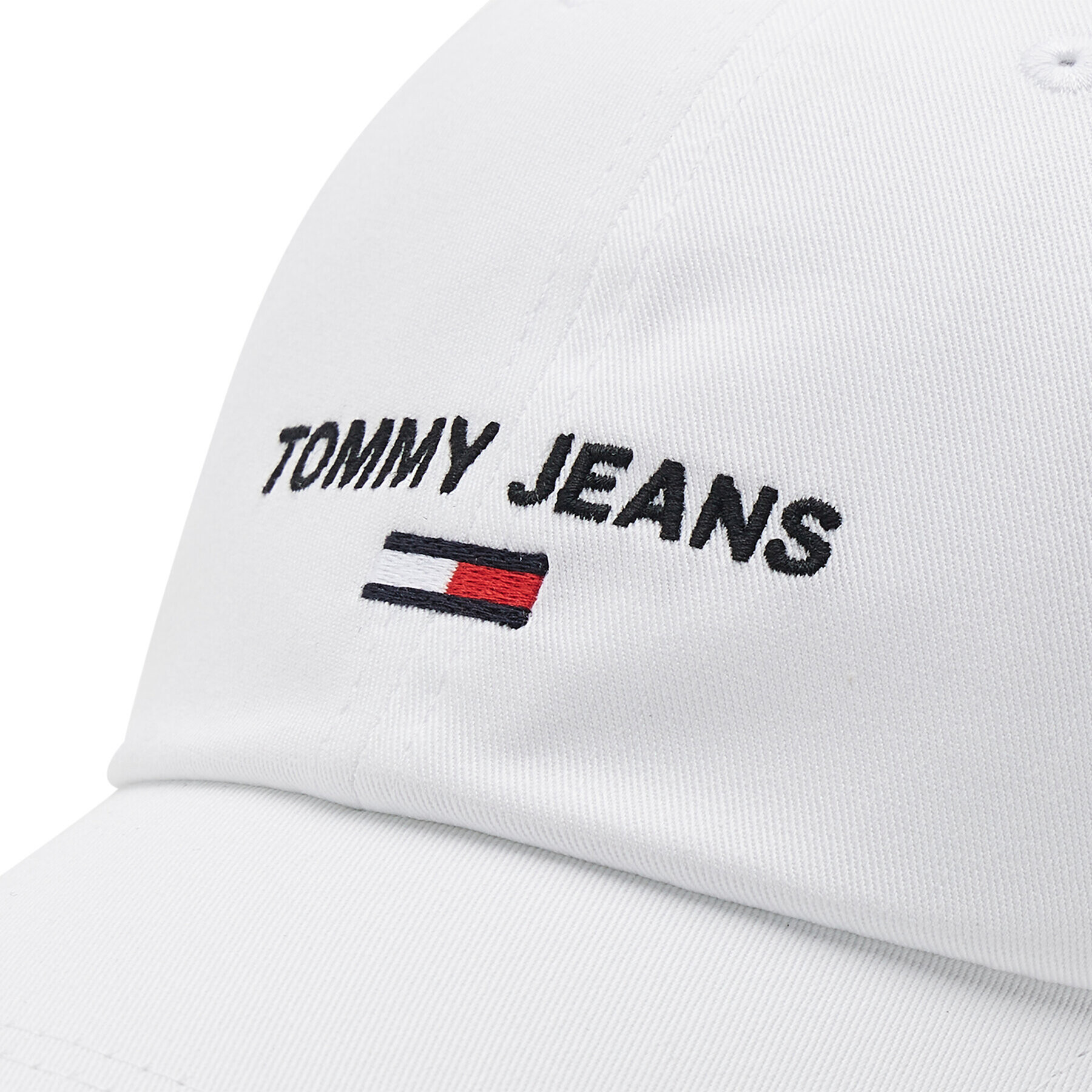 Tommy Jeans Шапка с козирка Sport AM0AM09575 Бял - Pepit.bg