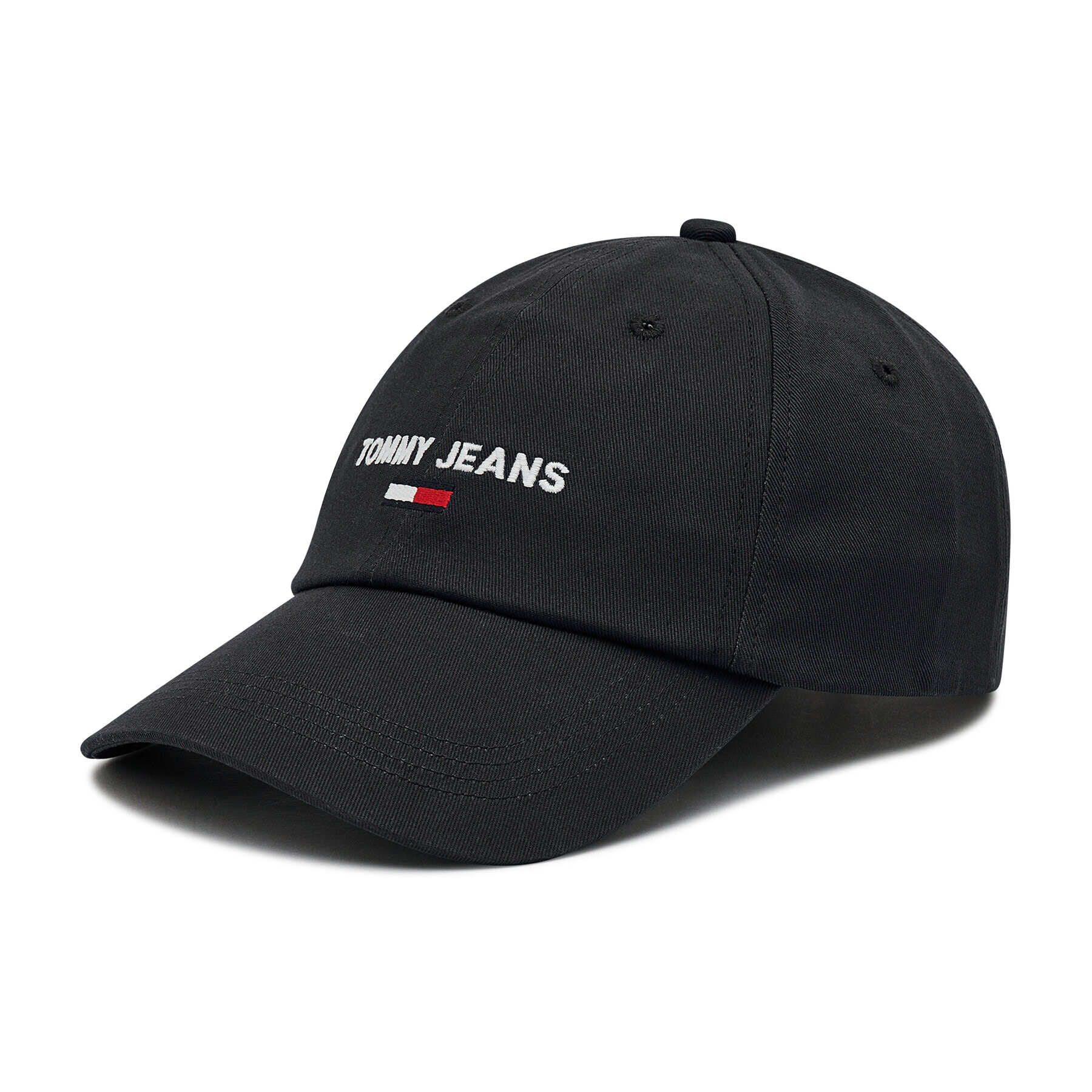 Tommy Jeans Шапка с козирка Sport Cap AM0AM07527 Черен - Pepit.bg