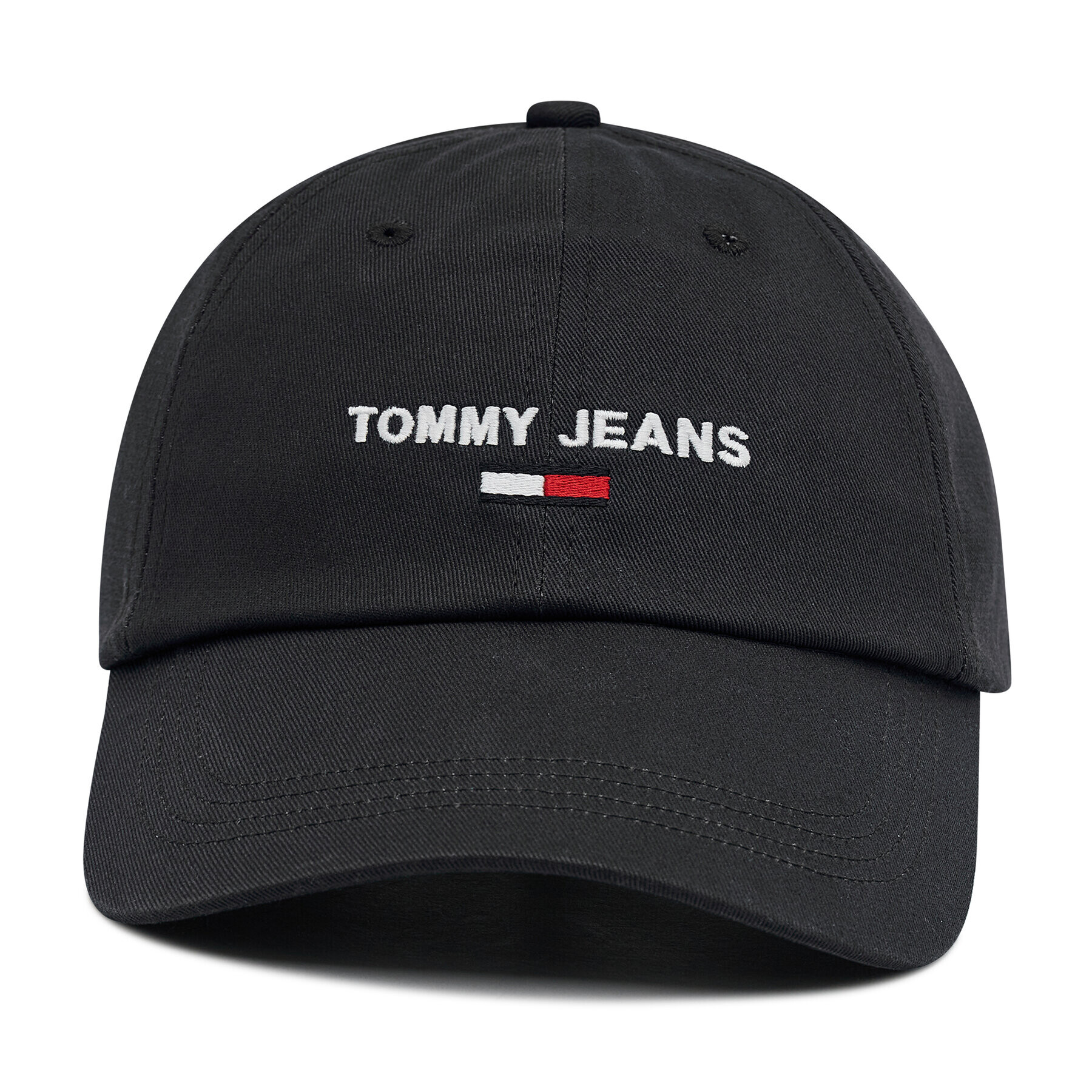 Tommy Jeans Шапка с козирка Sport Cap AM0AM07527 Черен - Pepit.bg