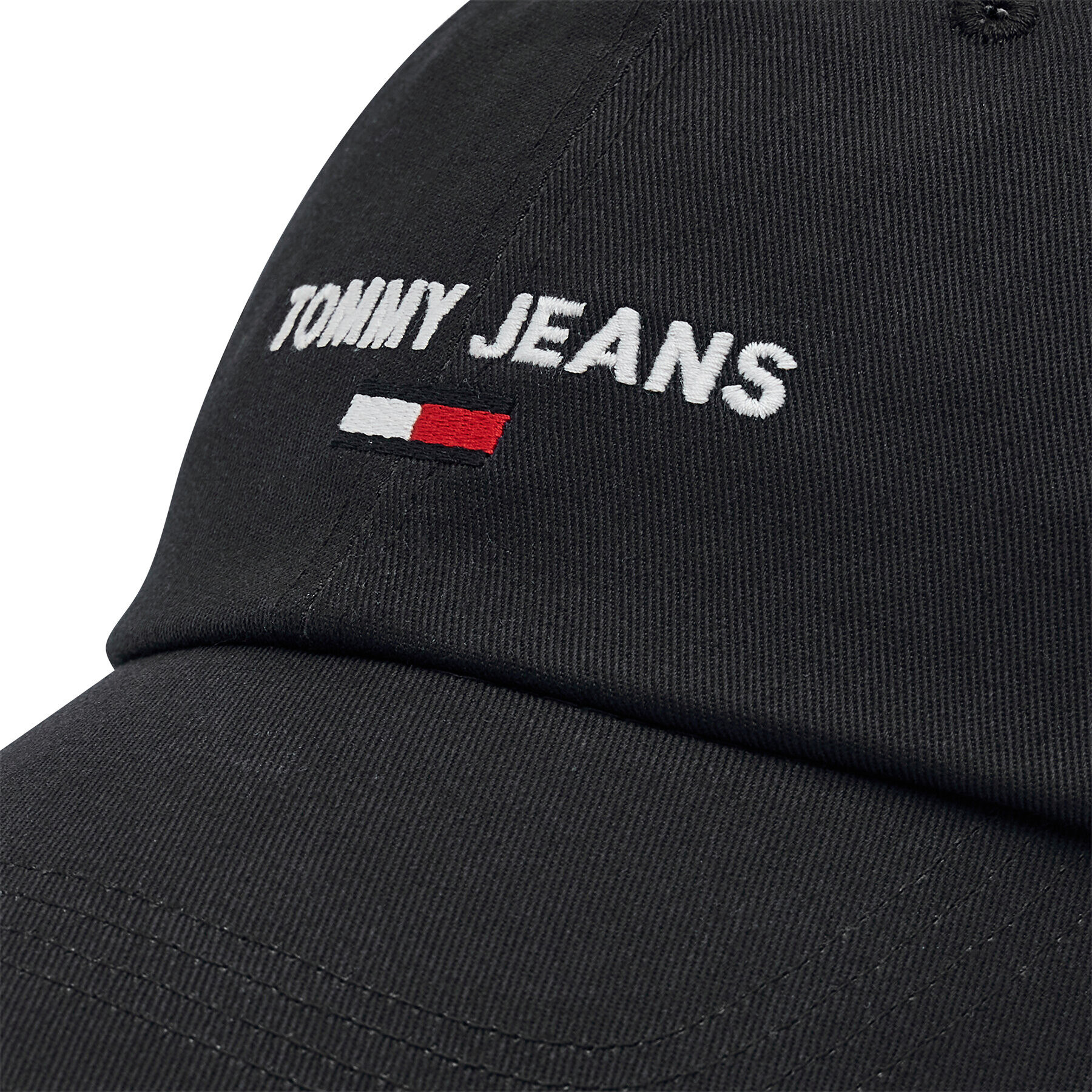 Tommy Jeans Шапка с козирка Sport Cap AM0AM07527 Черен - Pepit.bg