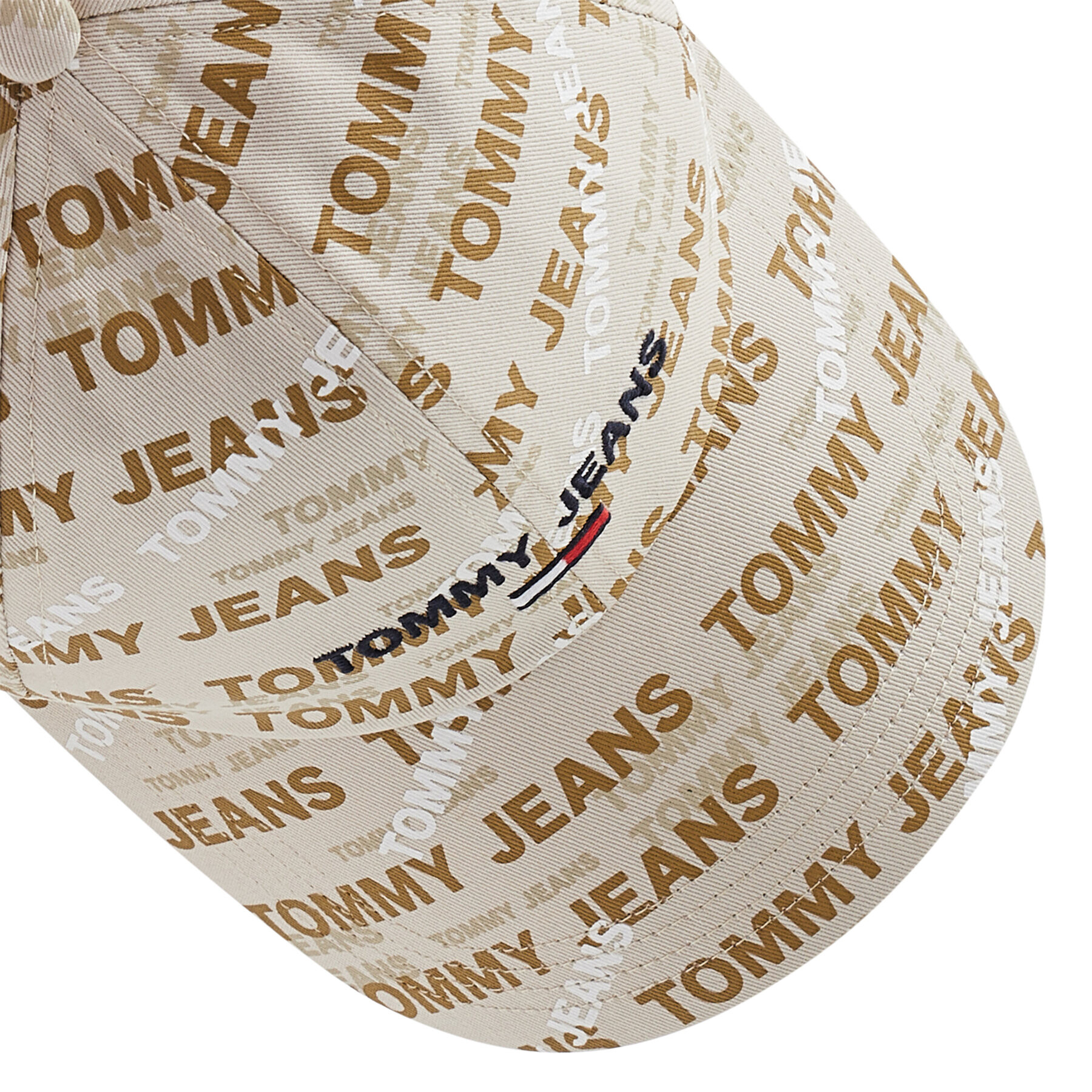 Tommy Jeans Шапка с козирка Sport Printed AM0AM09514 Бежов - Pepit.bg