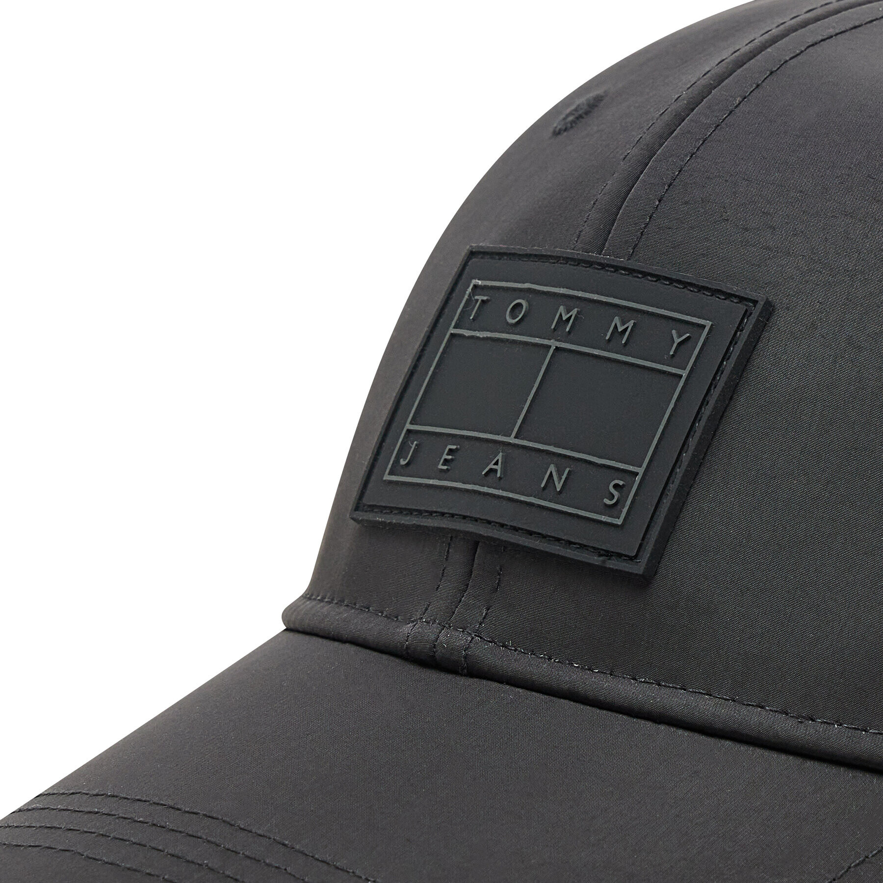 Tommy Jeans Шапка с козирка Spring Cap AW0AW10890 Черен - Pepit.bg