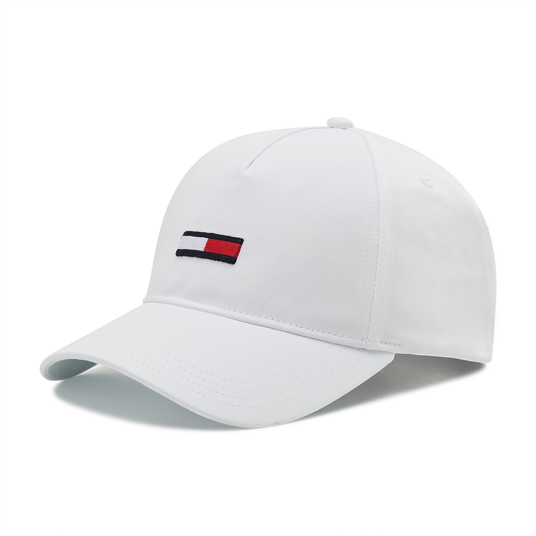 Tommy Jeans Шапка с козирка Tjm Flag Cap AM0AM08496 Бял - Pepit.bg