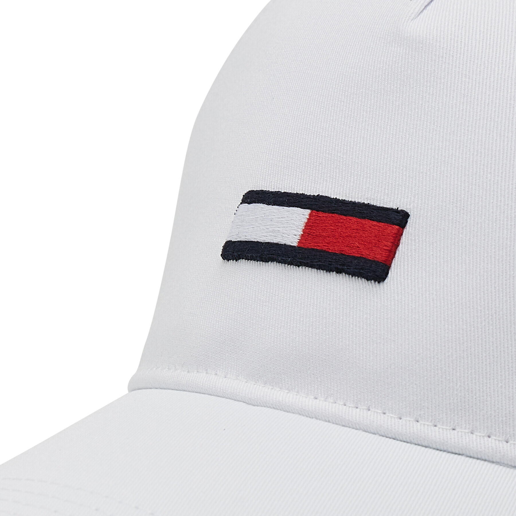 Tommy Jeans Шапка с козирка Tjm Flag Cap AM0AM08496 Бял - Pepit.bg