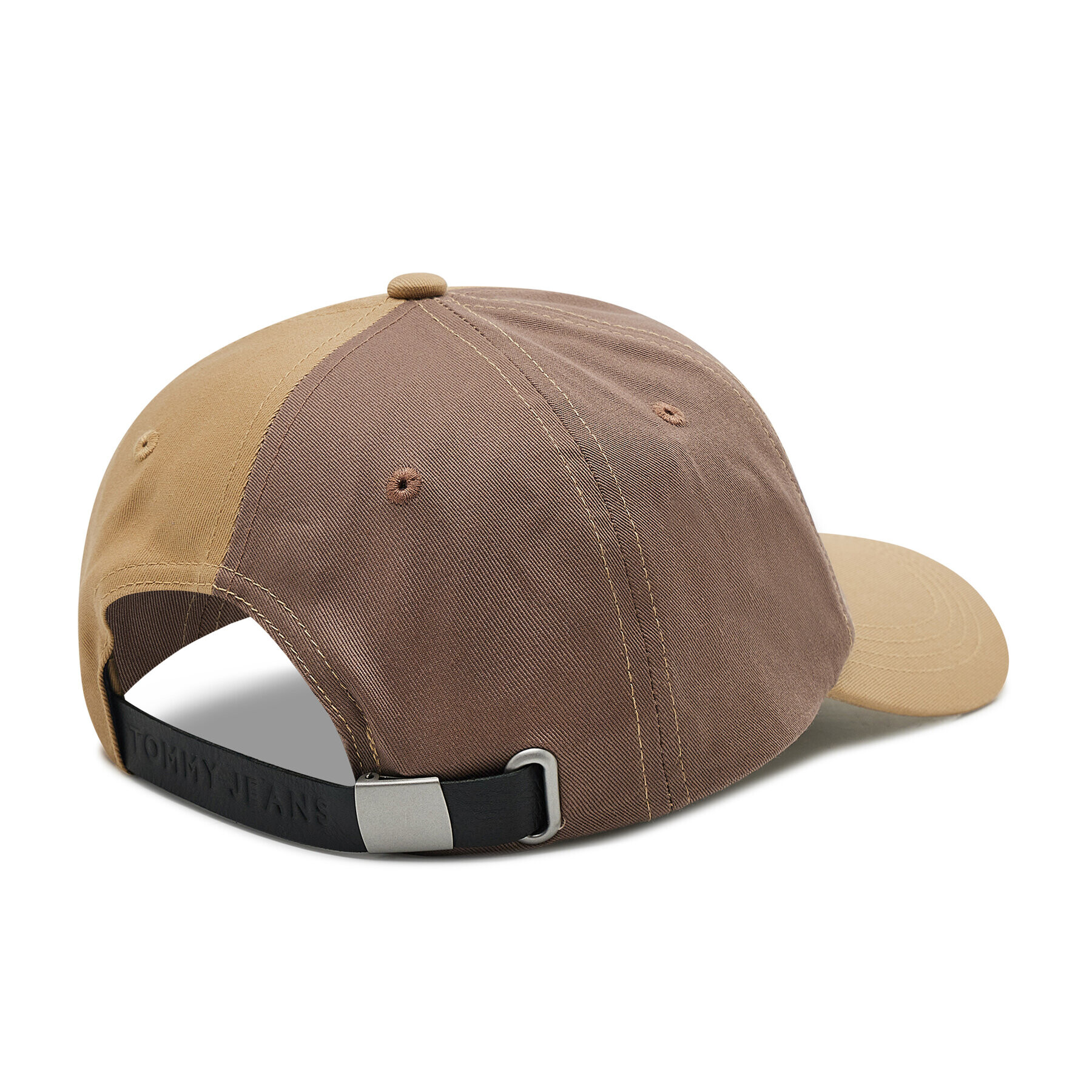 Tommy Jeans Шапка с козирка Tjm Heritage Cap Spliced AM0AM08493 Кафяв - Pepit.bg