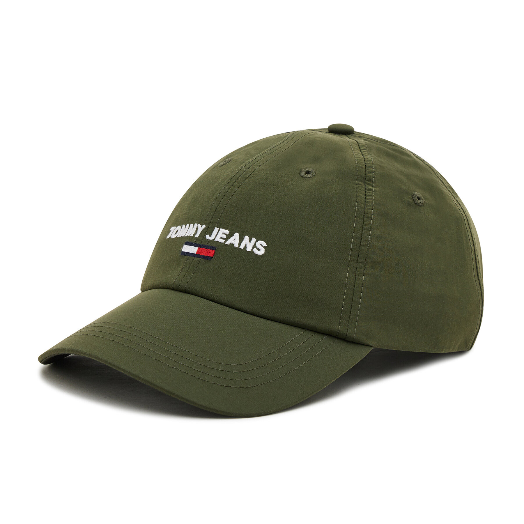 Tommy Jeans Шапка с козирка Tjm Seaonal Sport Cap AM0AM07949 Зелен - Pepit.bg