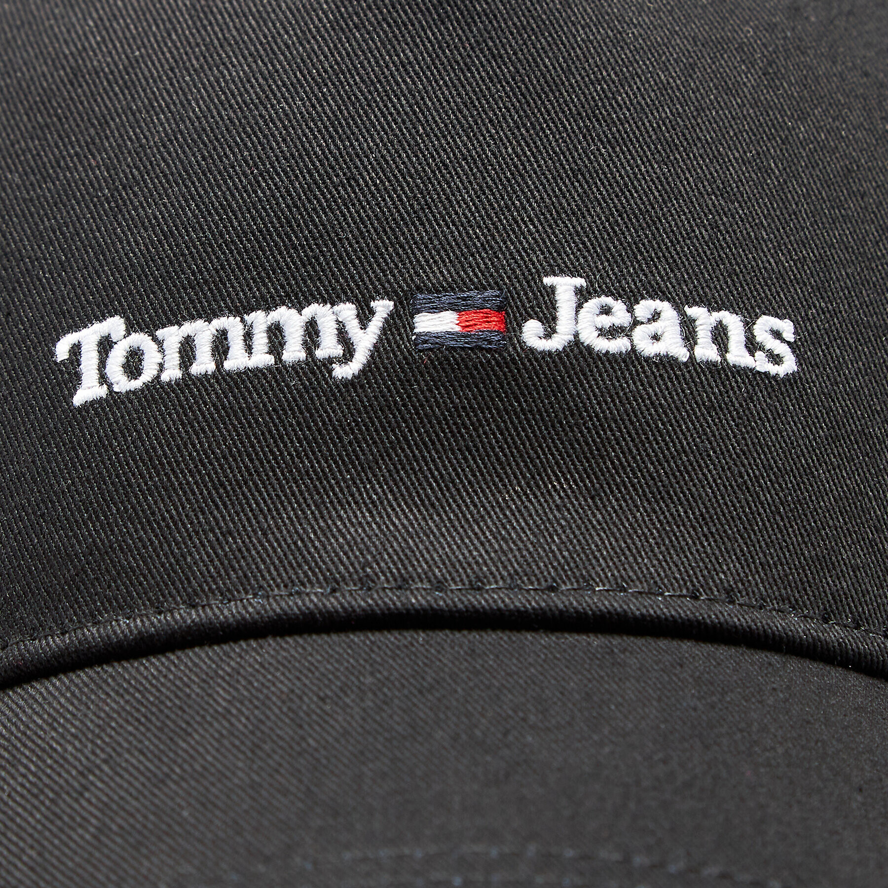 Tommy Jeans Шапка с козирка Tjm Sport AM0AM11186 Черен - Pepit.bg