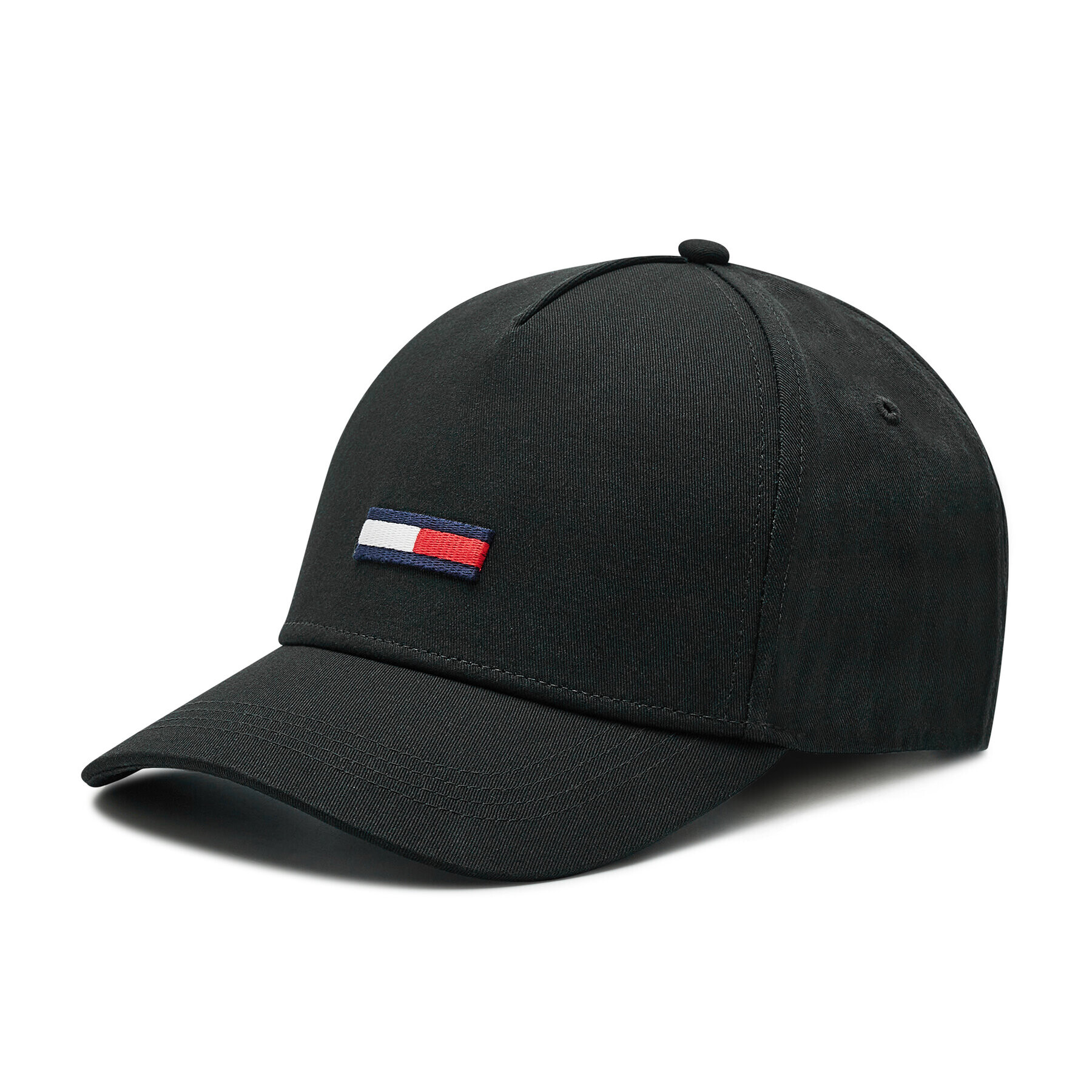 Tommy Jeans Шапка с козирка Tju Flag Cap AU0AU00843 Черен - Pepit.bg