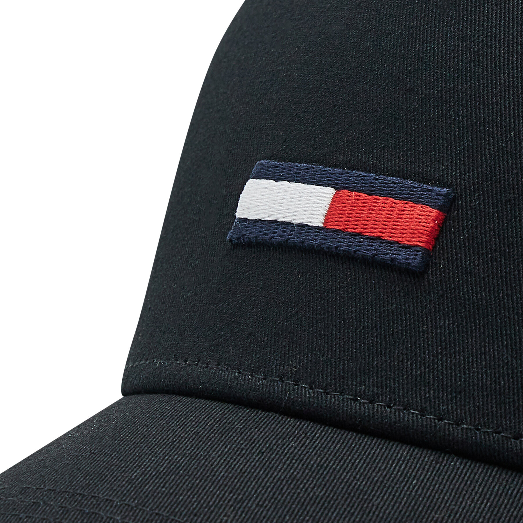 Tommy Jeans Шапка с козирка Tju Flag Cap AU0AU00843 Черен - Pepit.bg