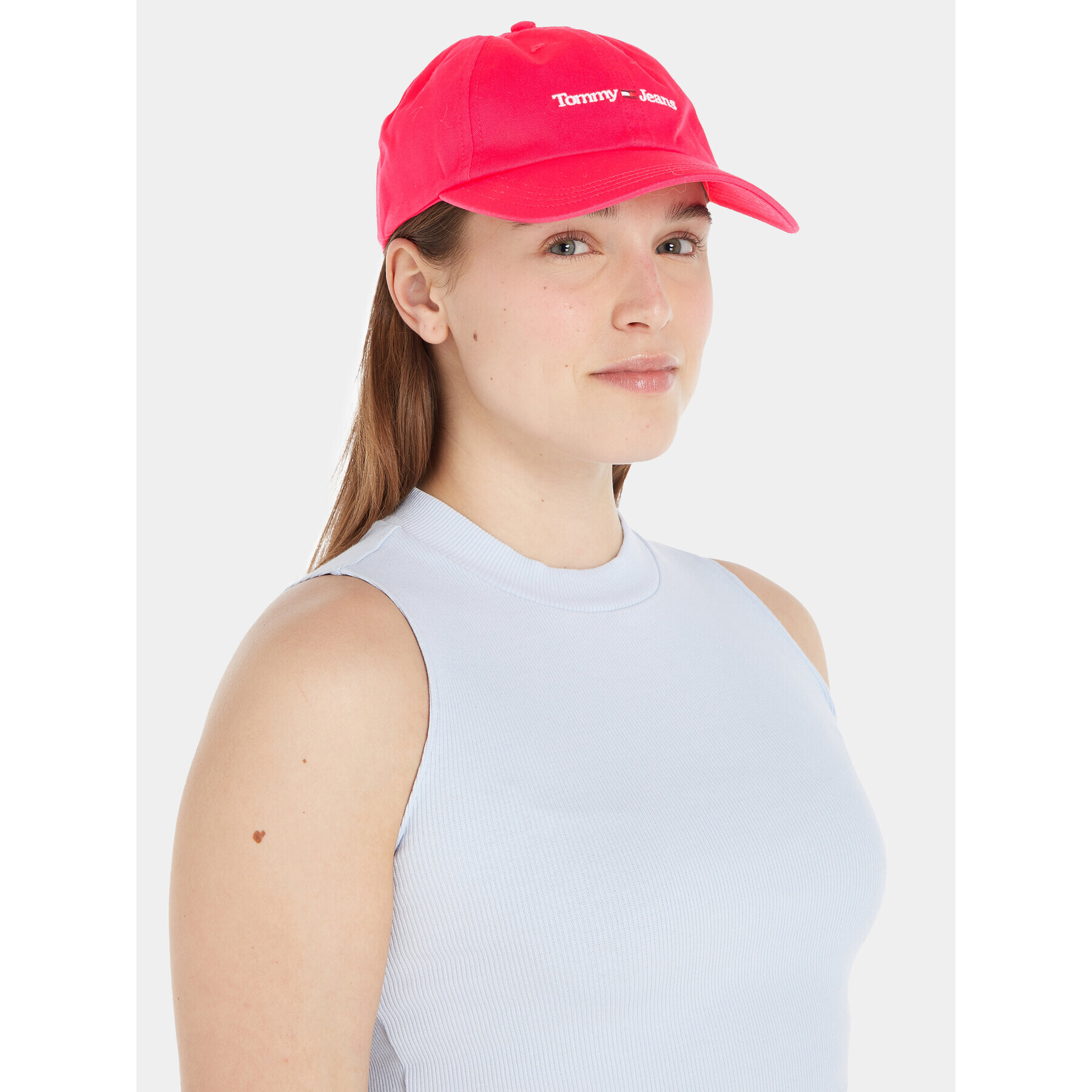 Tommy Jeans Шапка с козирка Tjw Sport Cap AW0AW15472 Розов - Pepit.bg