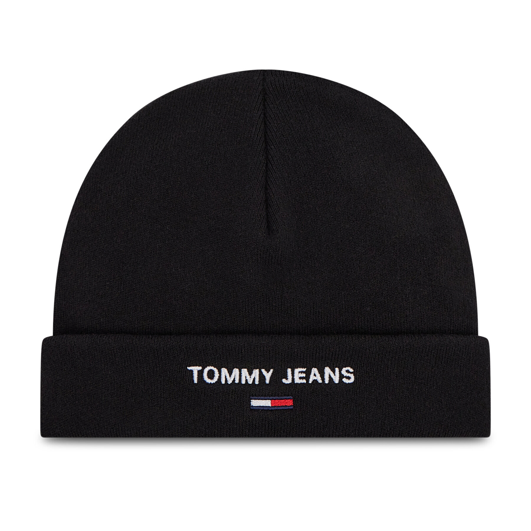 Tommy Jeans Шапка Sport Beanie AM0AM07678 Черен - Pepit.bg