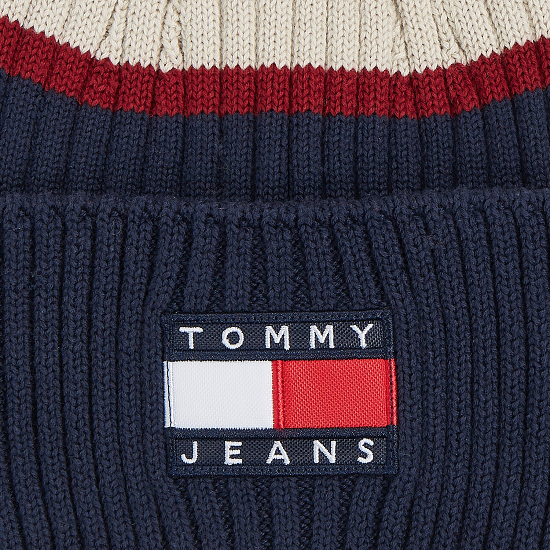 Tommy Jeans Шапка Tjm Heritage Archive Beanie AM0AM11689 Син - Pepit.bg