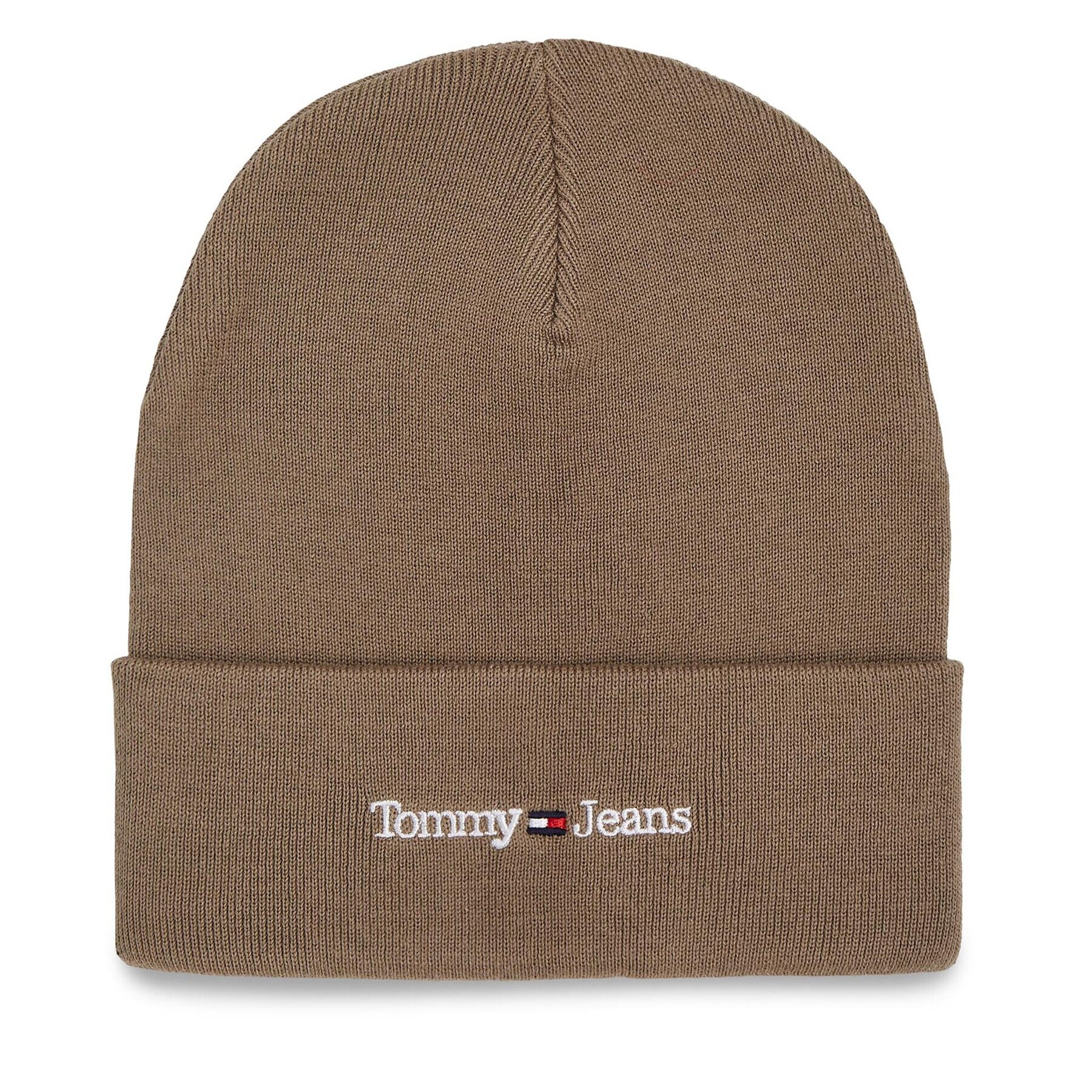 Tommy Jeans Шапка Tjm Sport Beanie AM0AM11016 Кафяв - Pepit.bg