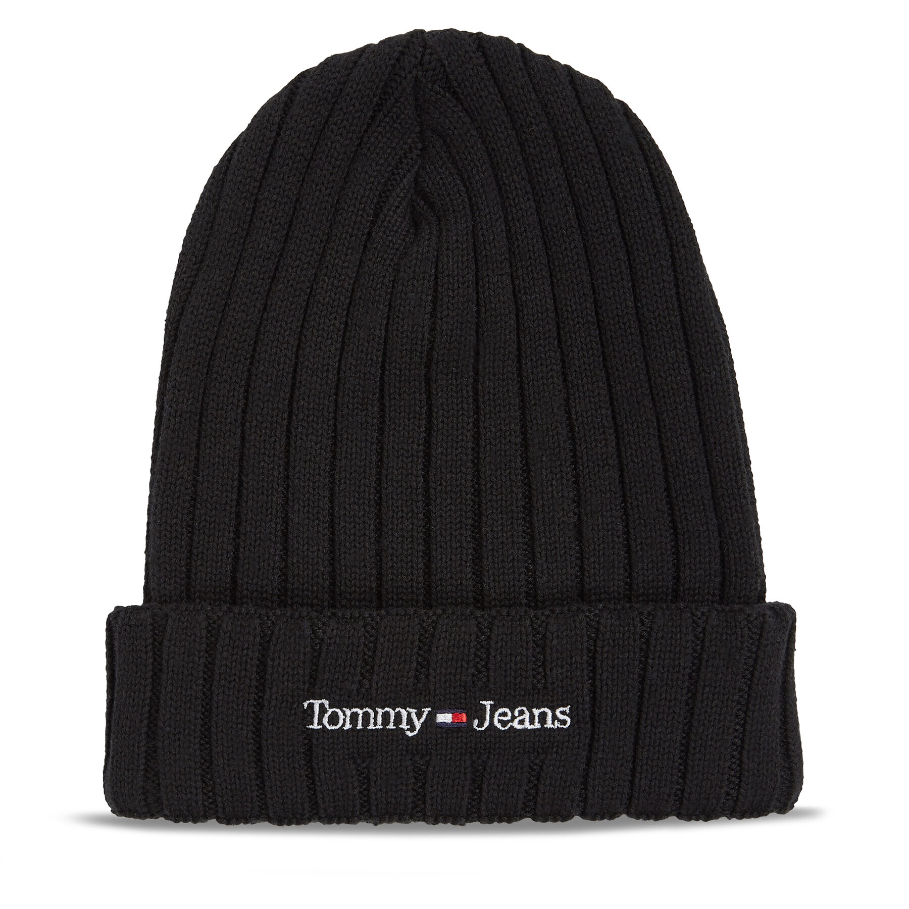 Tommy Jeans Шапка Tjm Sport Elevated Long Beanie AM0AM11678 Черен - Pepit.bg