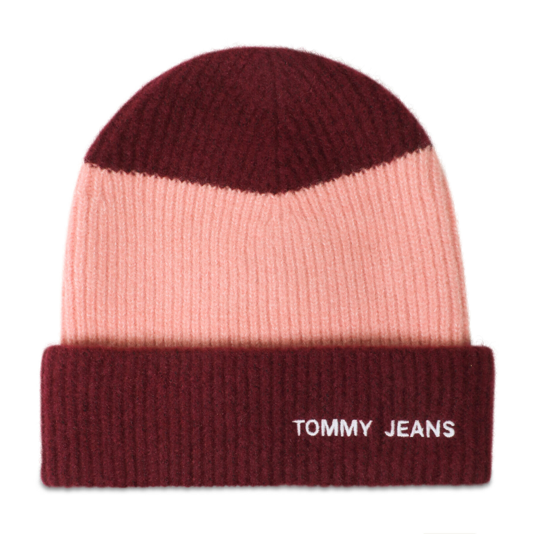 Tommy Jeans Шапка Tjw Academia Beanie AW0AW12623 Розов - Pepit.bg