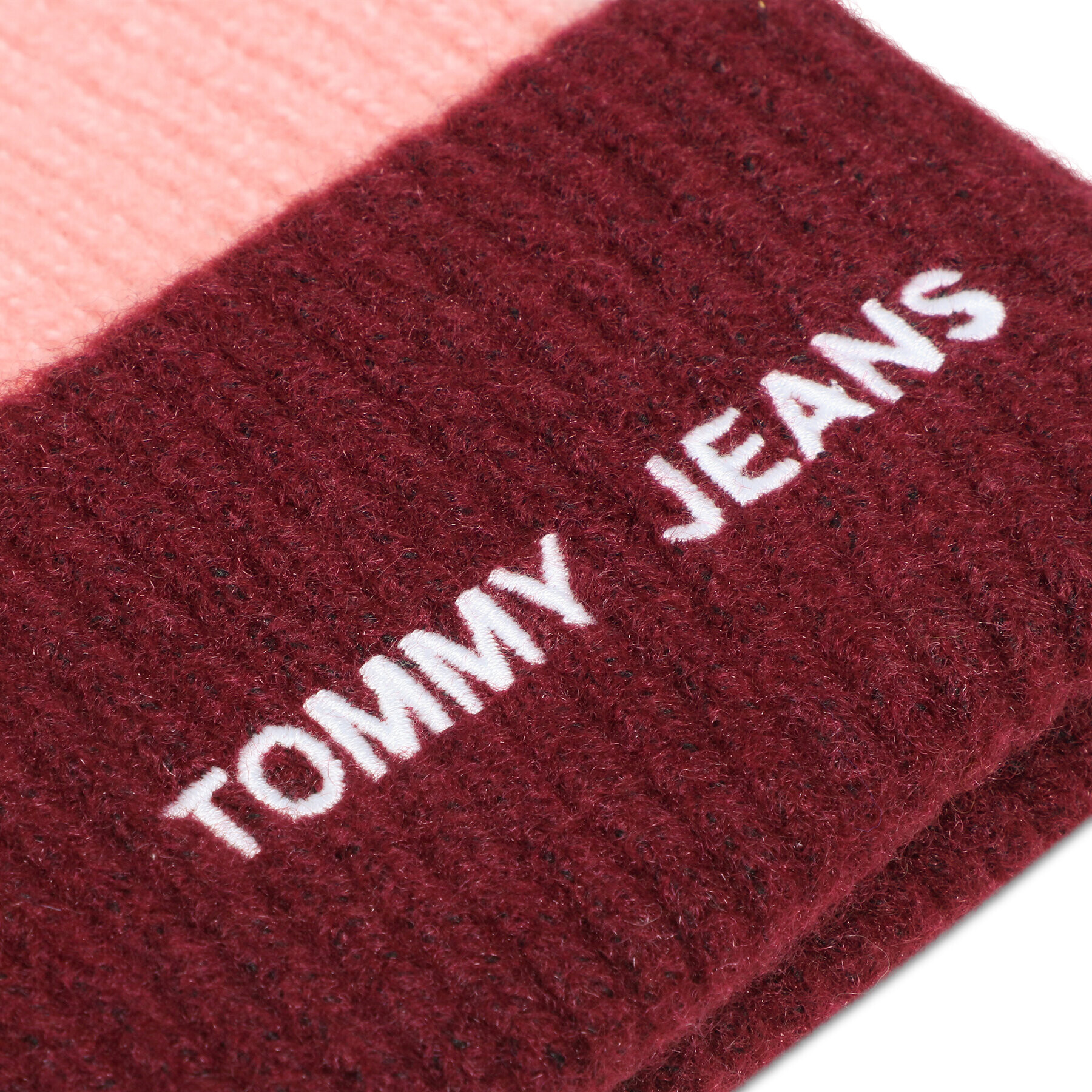 Tommy Jeans Шапка Tjw Academia Beanie AW0AW12623 Розов - Pepit.bg