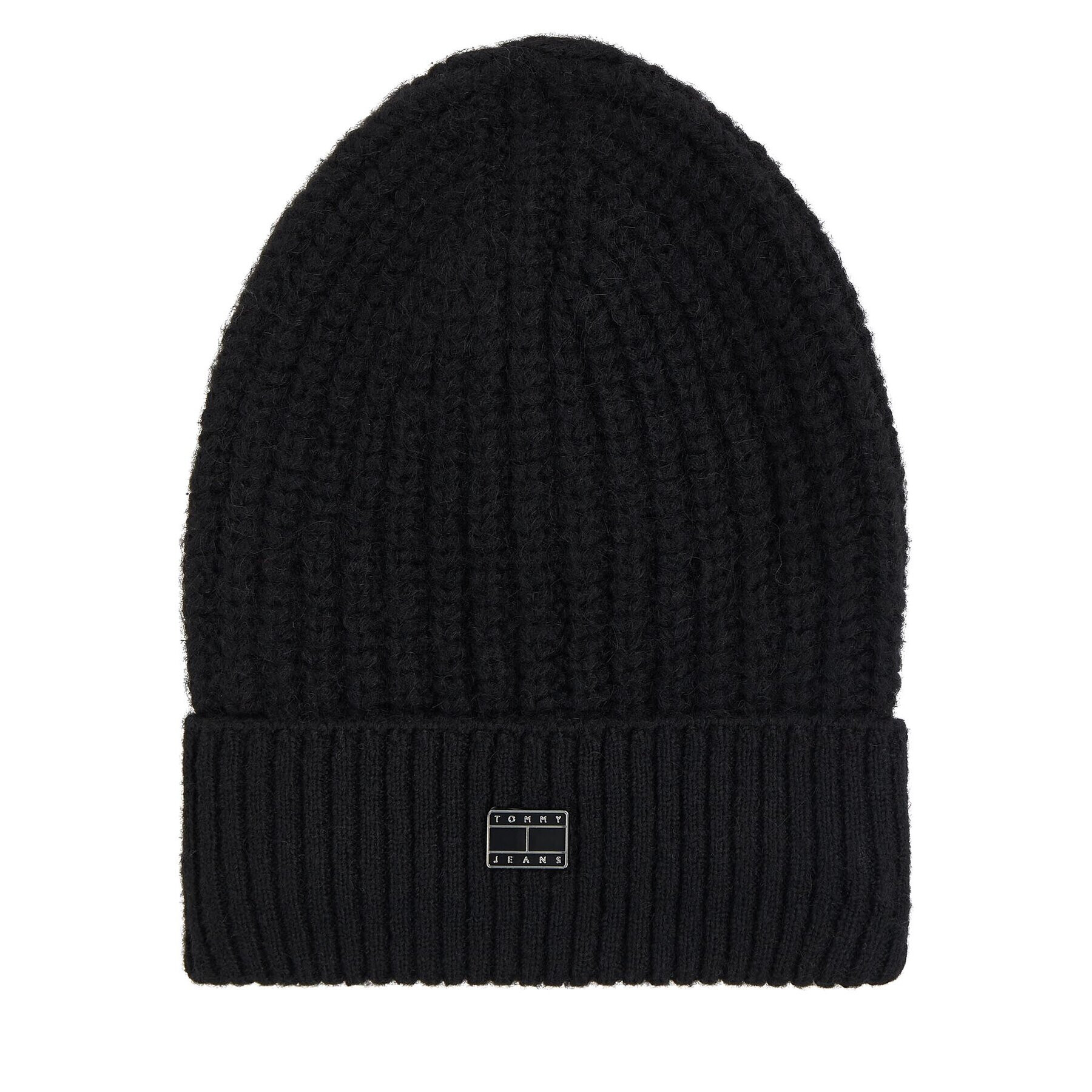 Tommy Jeans Шапка Tjw Cosy Knit Beanie AW0AW15462 Черен - Pepit.bg