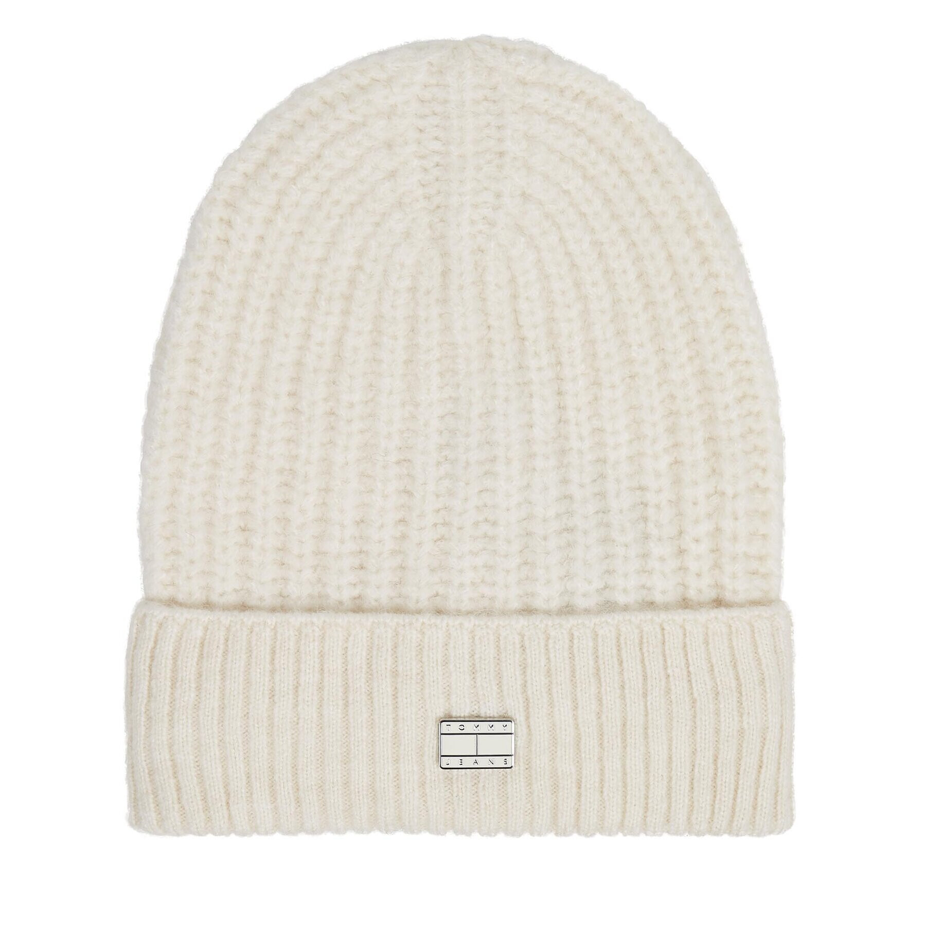 Tommy Jeans Шапка Tjw Cosy Knit Beanie AW0AW15462 Екрю - Pepit.bg