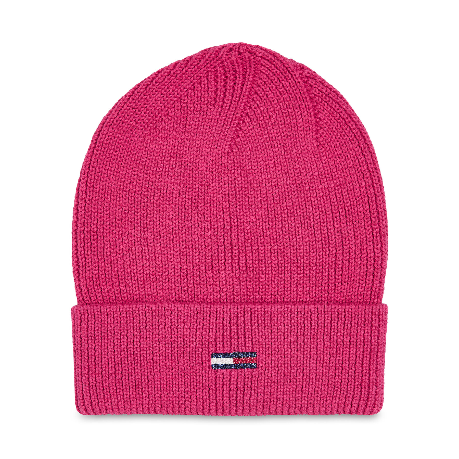 Tommy Jeans Шапка Tjw Flag Beanie AW0AW15474 Розов - Pepit.bg