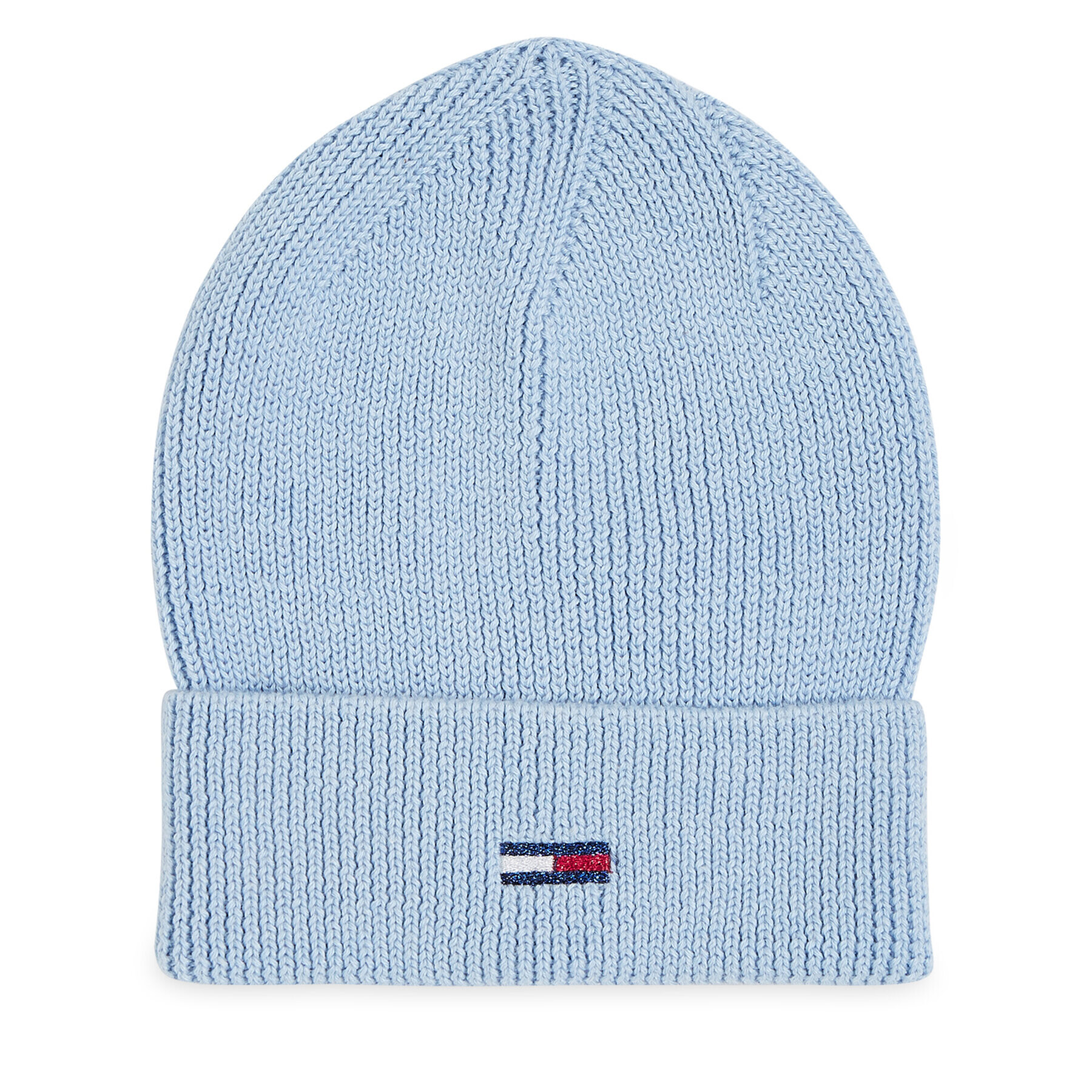 Tommy Jeans Шапка Tjw Flag Beanie AW0AW15474 Син - Pepit.bg