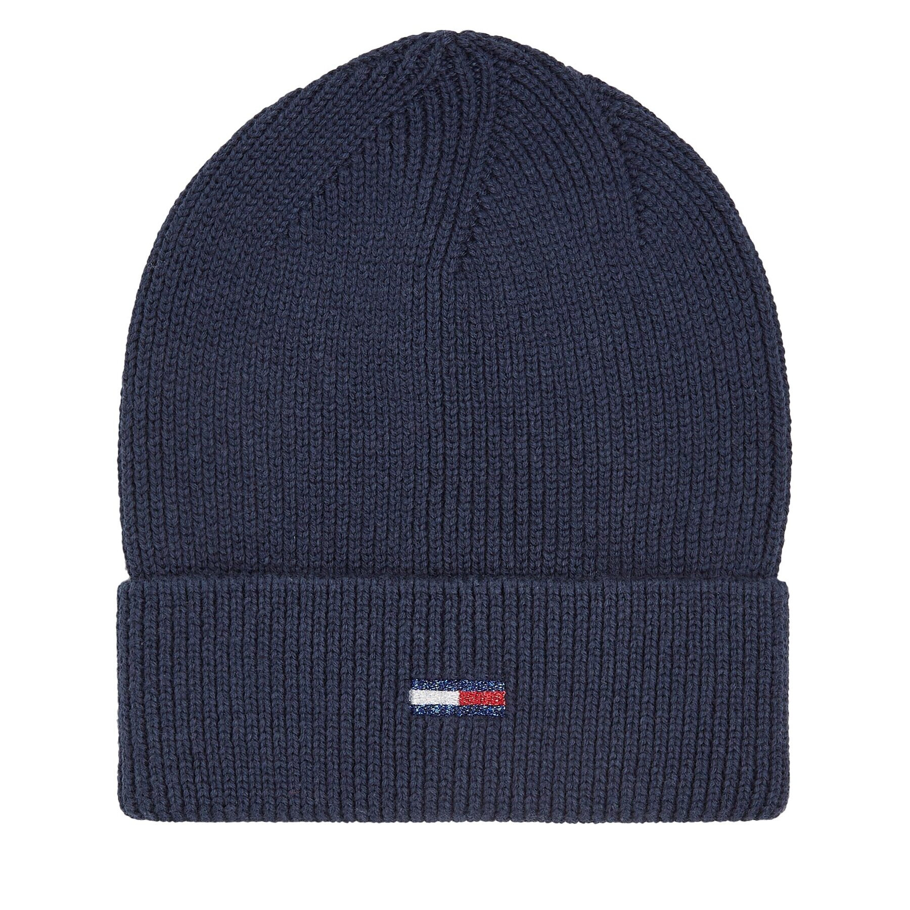 Tommy Jeans Шапка Tjw Flag Beanie AW0AW15474 Тъмносин - Pepit.bg