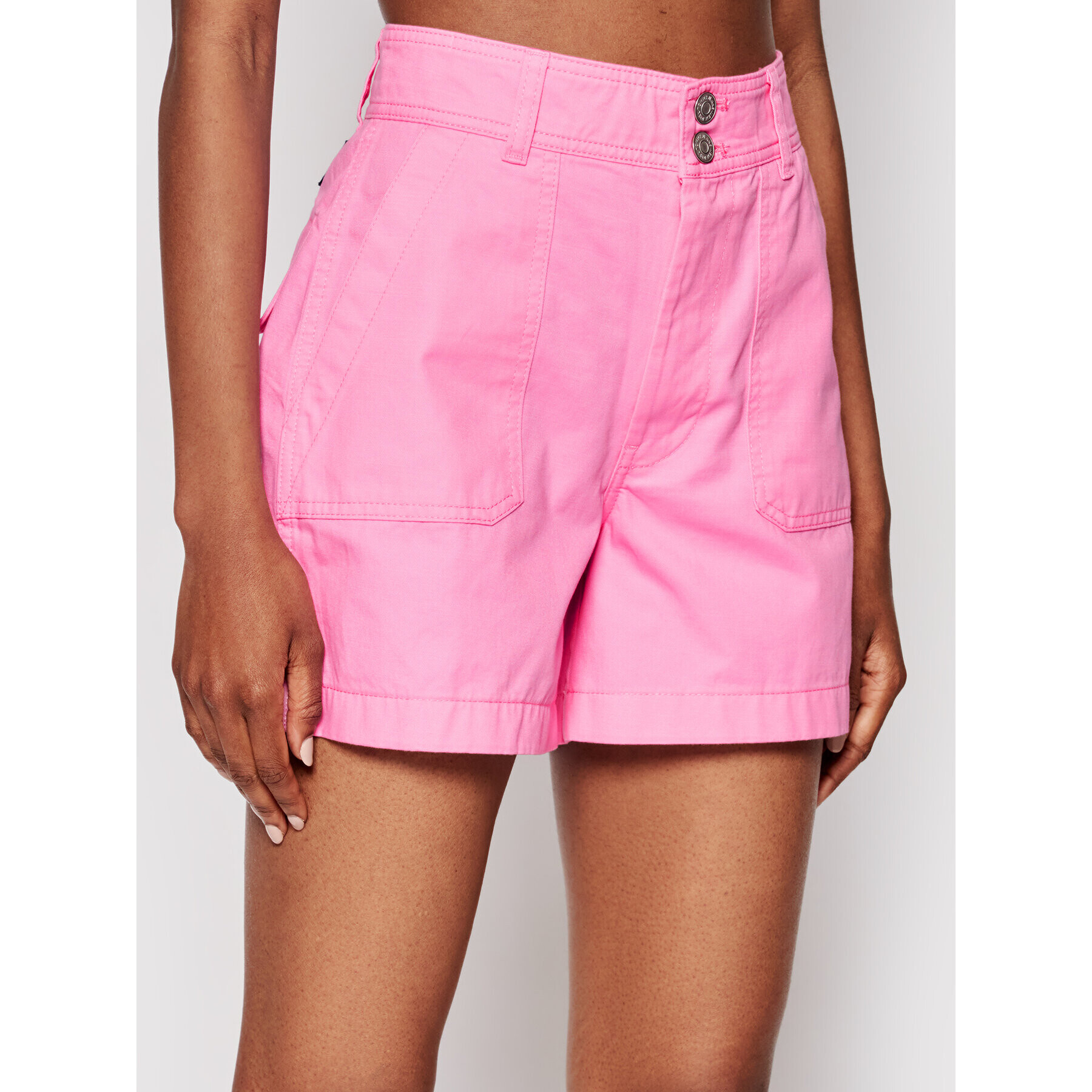 Tommy Jeans Шорти от плат Harper DW0DW09753 Розов Regular Fit - Pepit.bg
