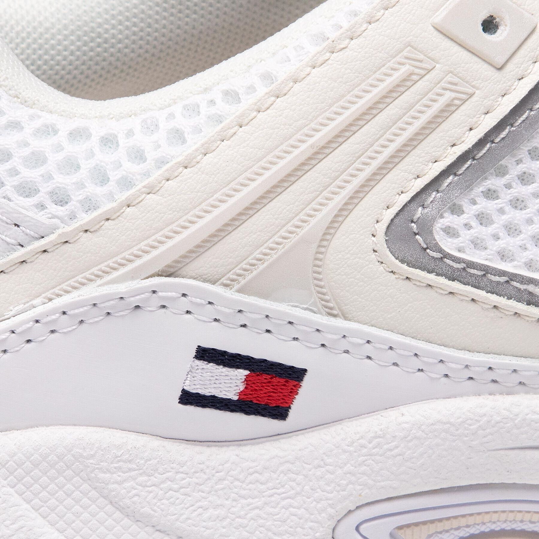 Tommy Jeans Сникърси Archive Mesh Runner EN0EN01356 Бял - Pepit.bg
