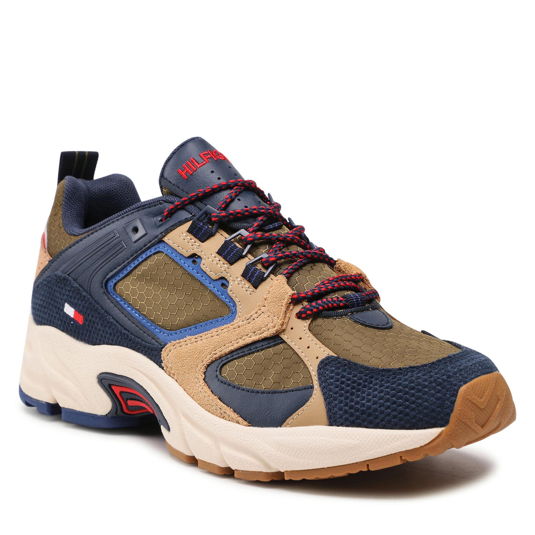 Tommy Jeans Сникърси Archive Mix Runner EM0EM00822 Зелен - Pepit.bg