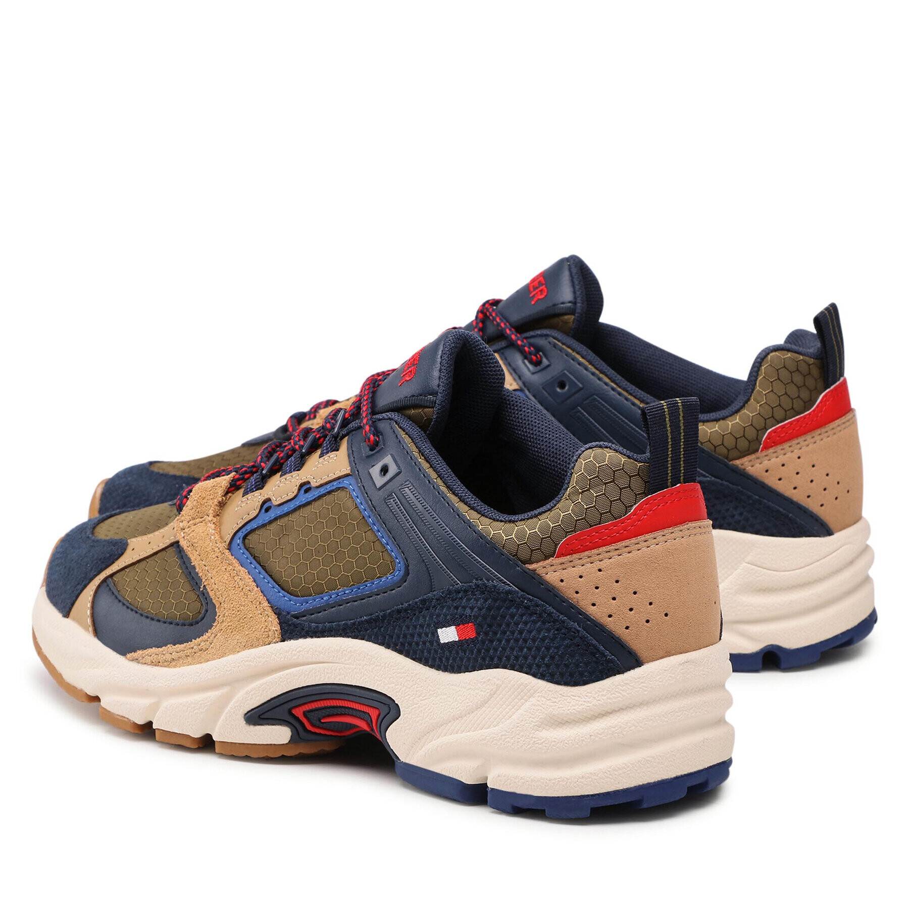 Tommy Jeans Сникърси Archive Mix Runner EM0EM00822 Зелен - Pepit.bg