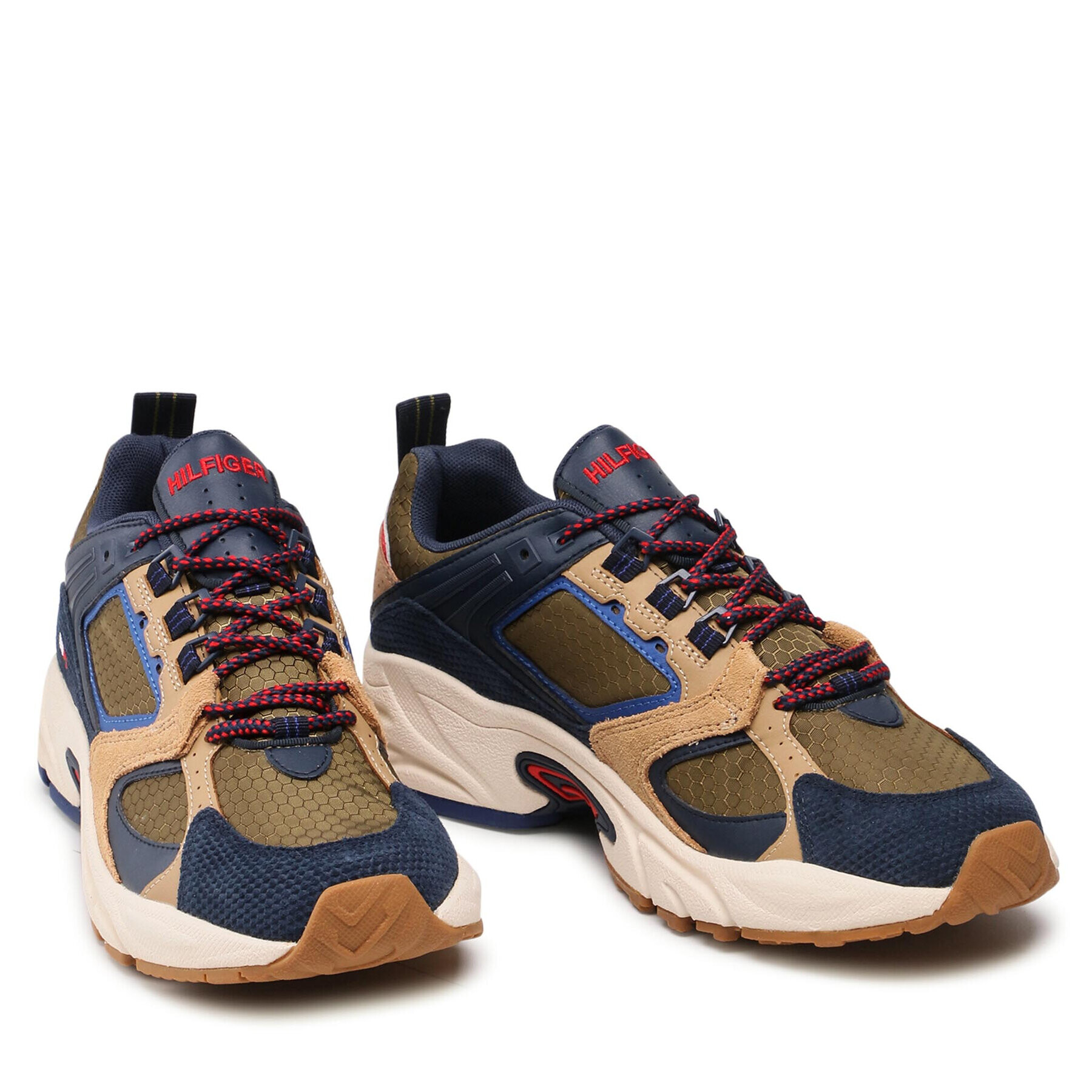 Tommy Jeans Сникърси Archive Mix Runner EM0EM00822 Зелен - Pepit.bg