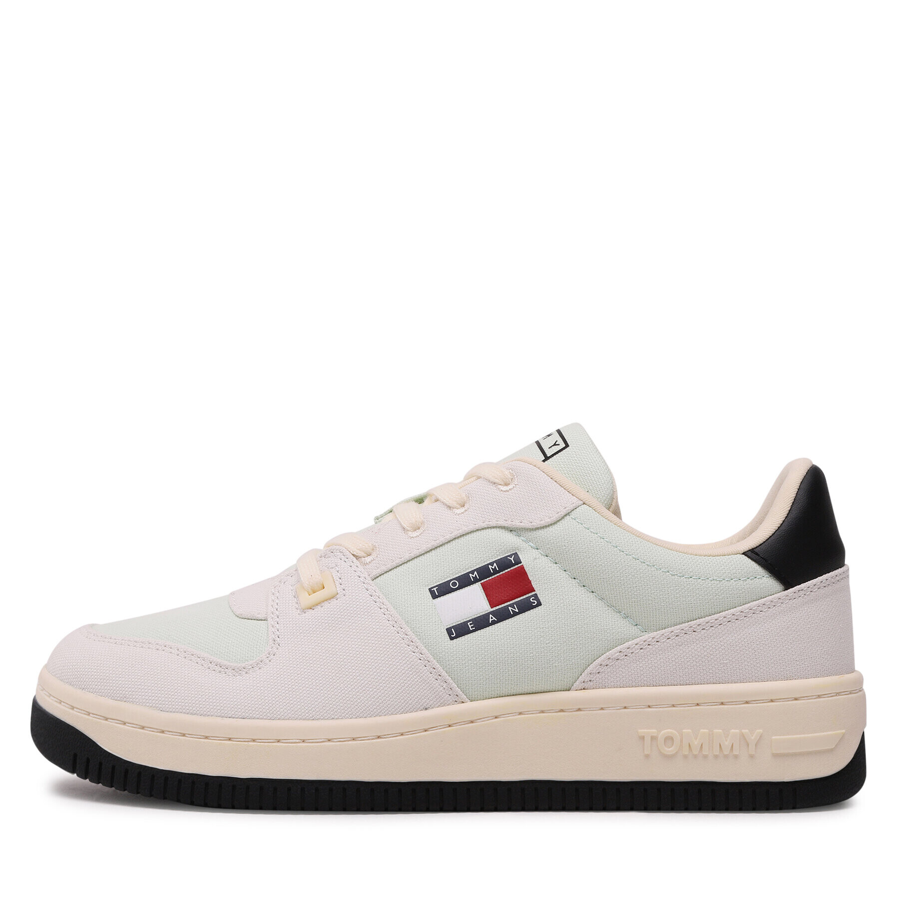 Tommy Jeans Сникърси Basket Canvas EM0EM01163 Зелен - Pepit.bg