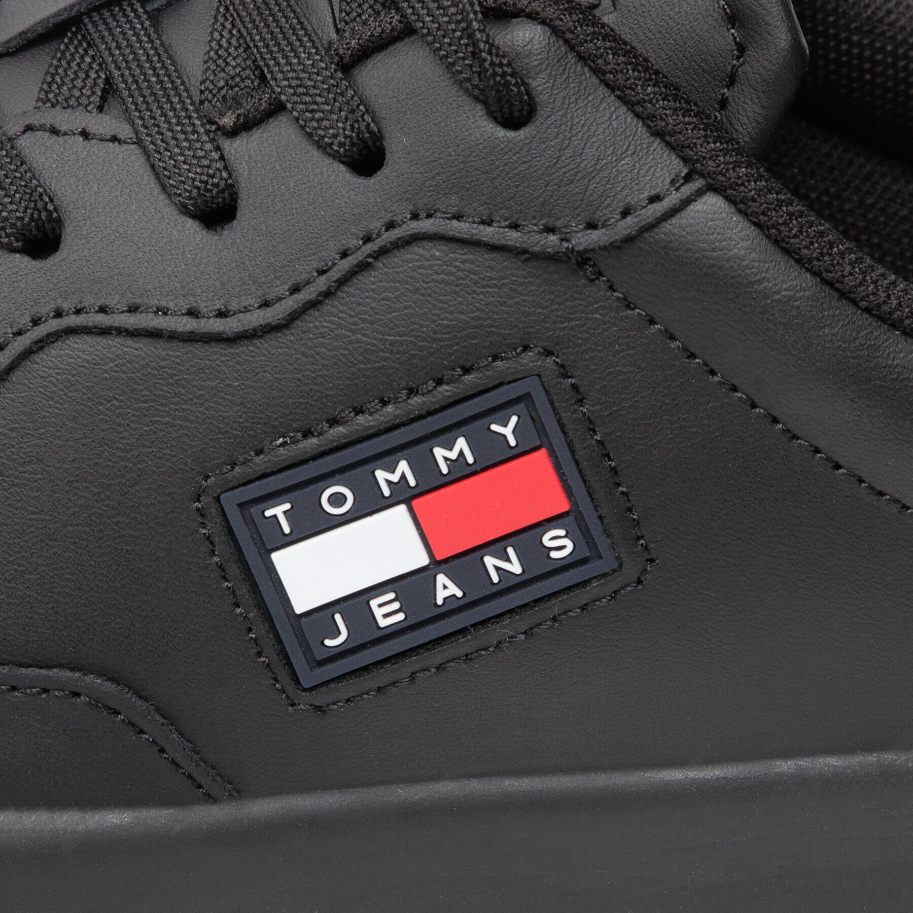 Tommy Jeans Сникърси Basket EM0EM00900 Черен - Pepit.bg