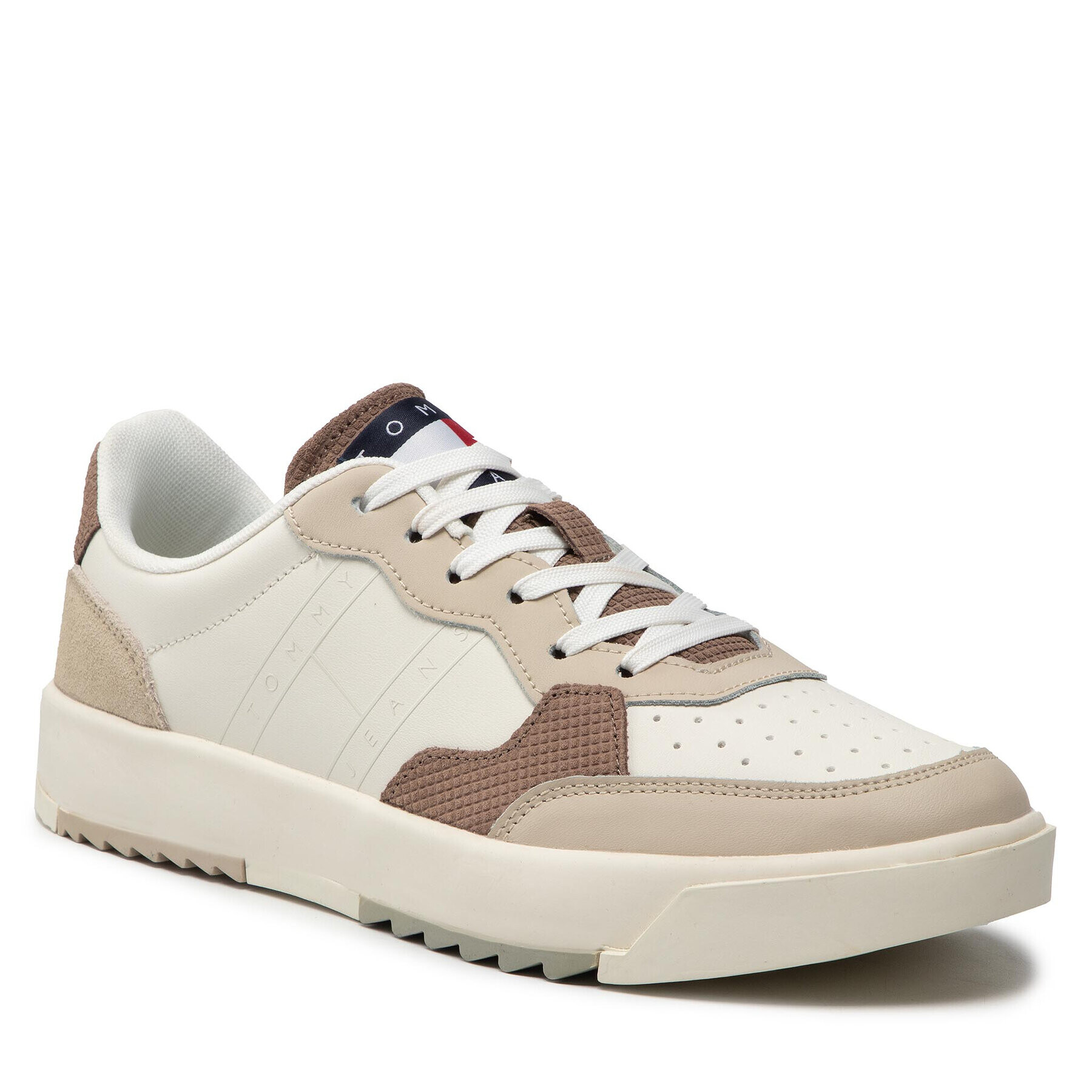Tommy Jeans Сникърси Basket EM0EM00972 Бежов - Pepit.bg