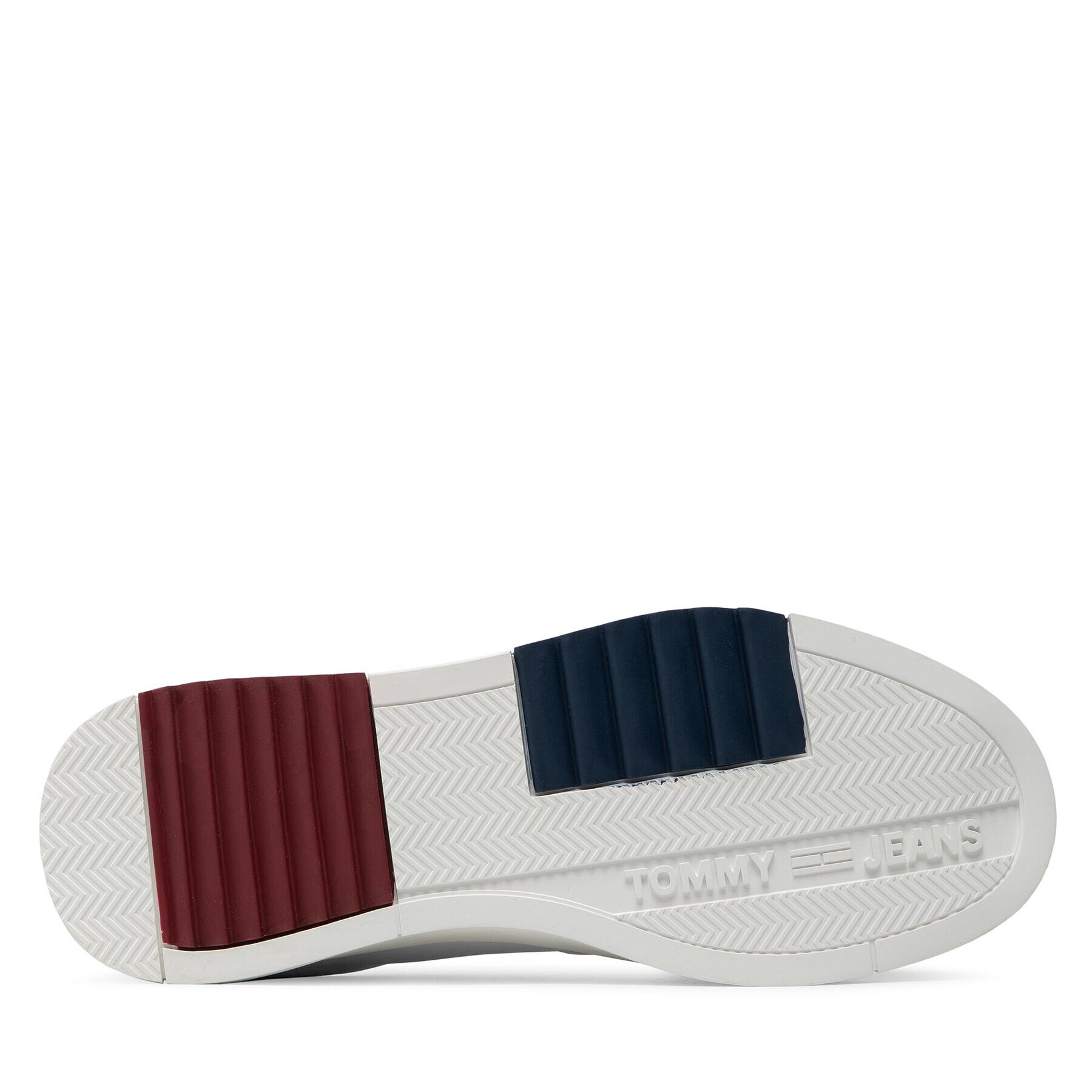 Tommy Jeans Сникърси Basket Leather EM0EM00899 Бял - Pepit.bg