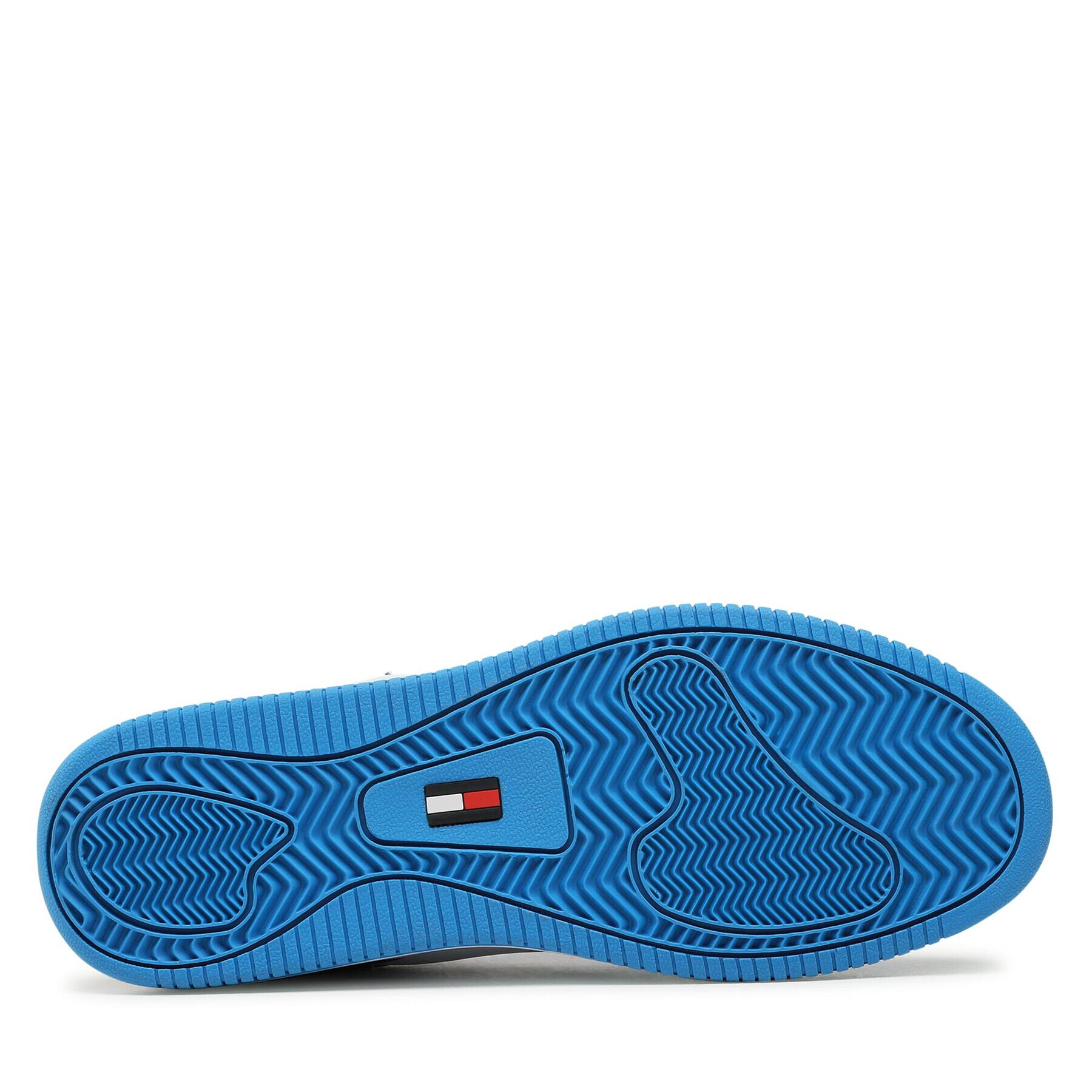 Tommy Jeans Сникърси Basket Leather EM0EM01162 Син - Pepit.bg