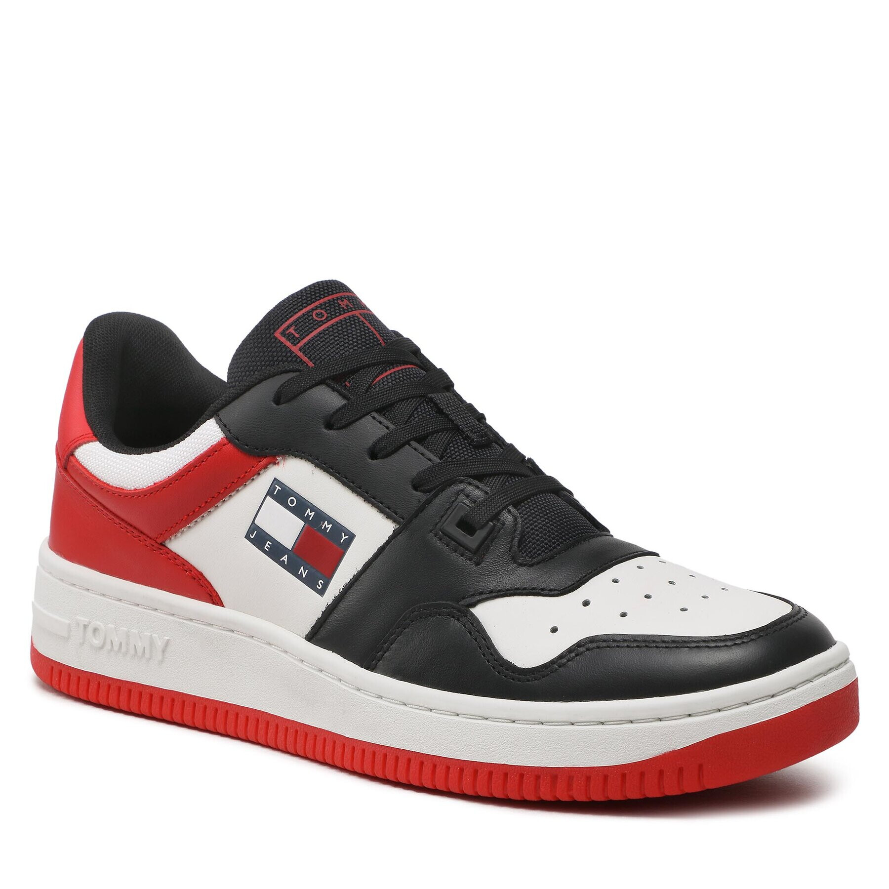 Tommy Jeans Сникърси Basket Leather EM0EM01162 Цветен - Pepit.bg