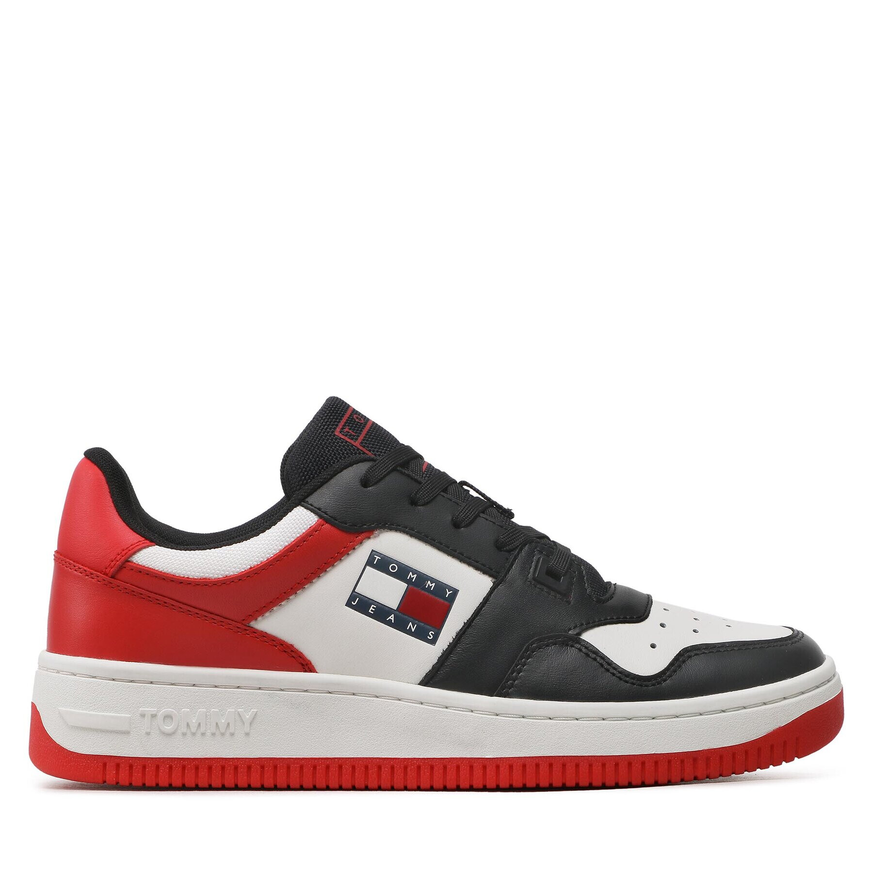 Tommy Jeans Сникърси Basket Leather EM0EM01162 Цветен - Pepit.bg